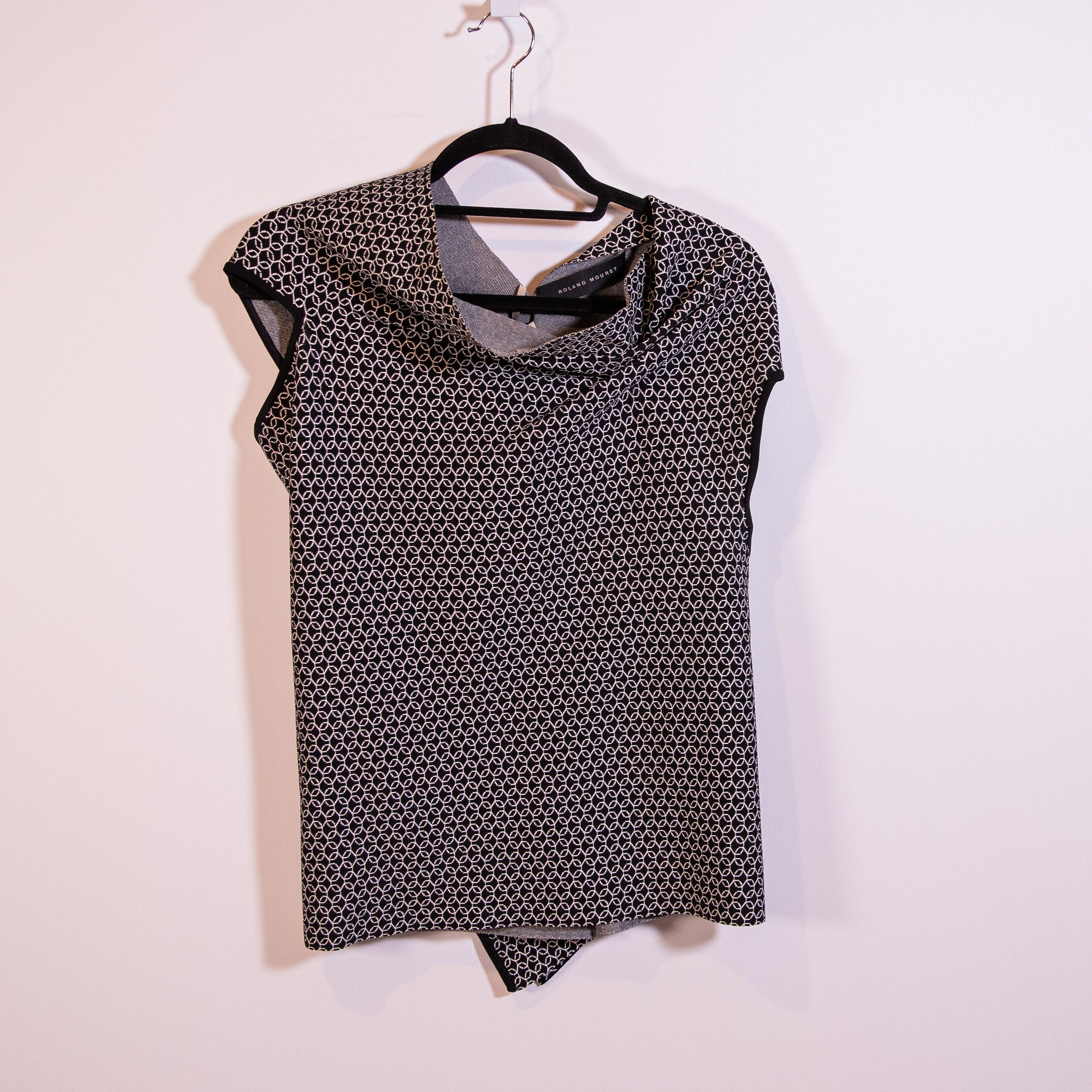 Roland Mouret Roland Mouret Black White Geometrical Size M / US 6-8 / IT 42-44 - 1 Thumbnail