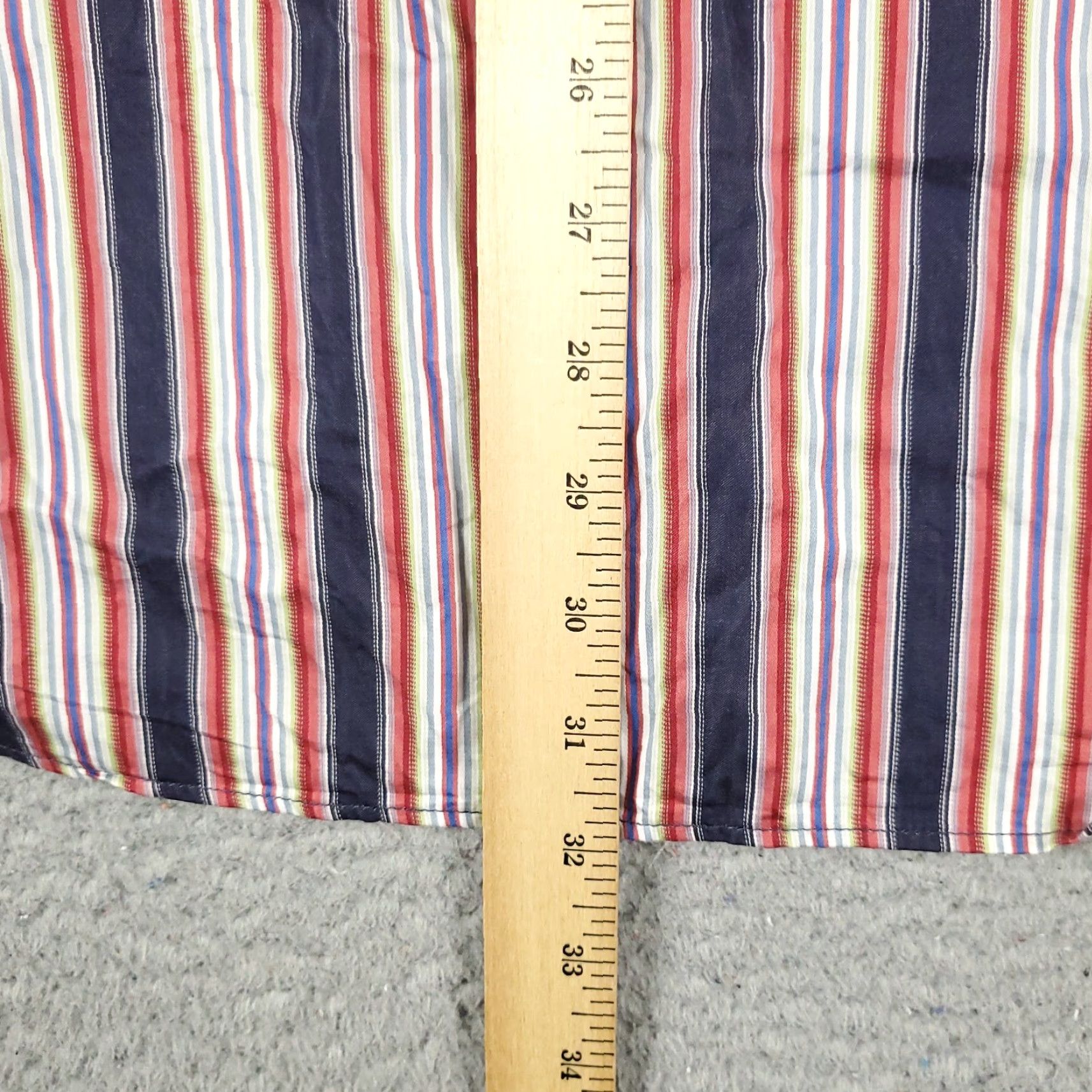 BUGATCHI Bugatchi Uomo Shirt Mens XL Red Striped Long Sleeve Button-Up Casual Size US XL / EU 56 / 4 - 4 Thumbnail
