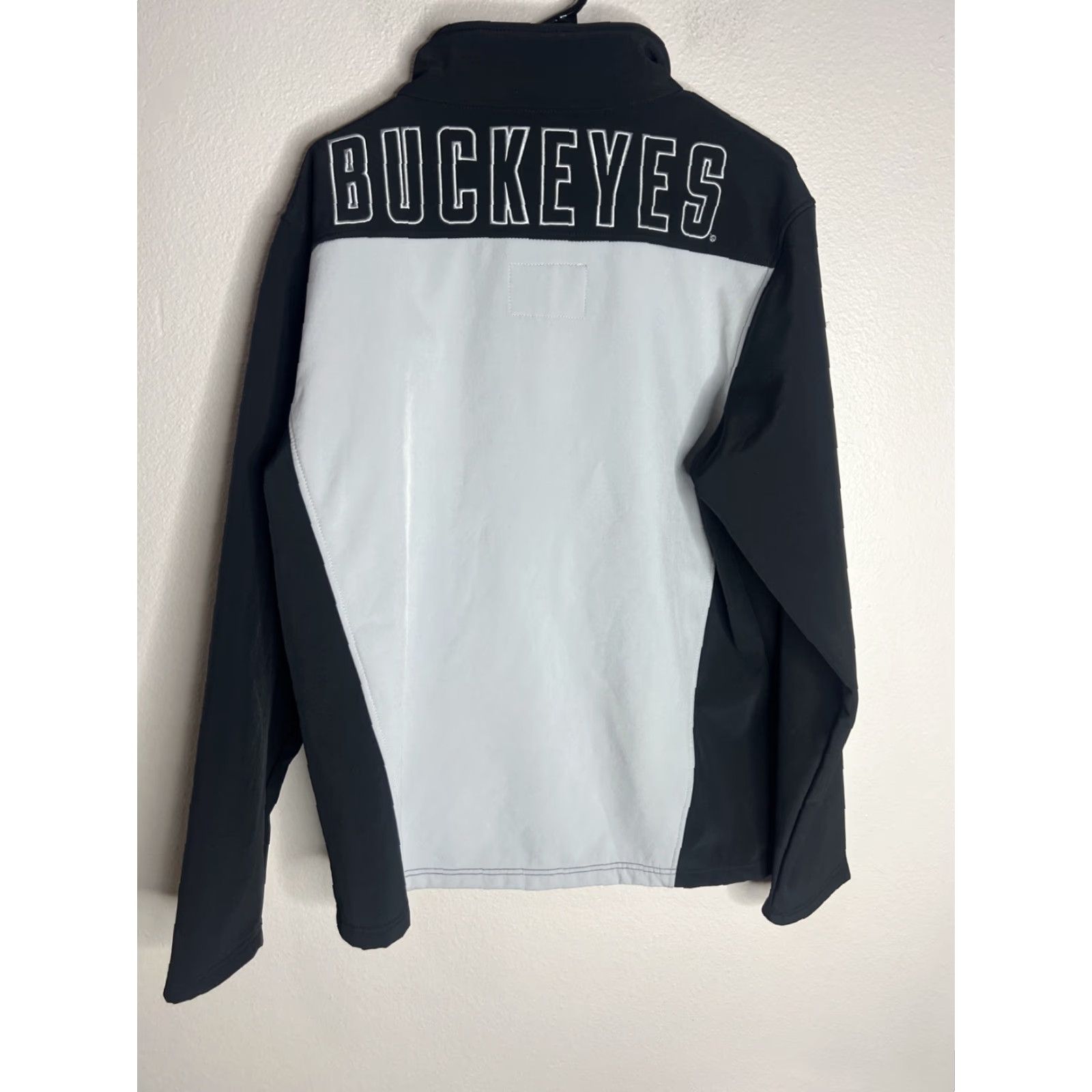 Vintage VINTAGE? Ohio State Varsity Authentic Apparel Mens Jacket Full Zip M Gray Black Bomber Jacket Size US M / EU 48-50 / 2 - 5 Thumbnail