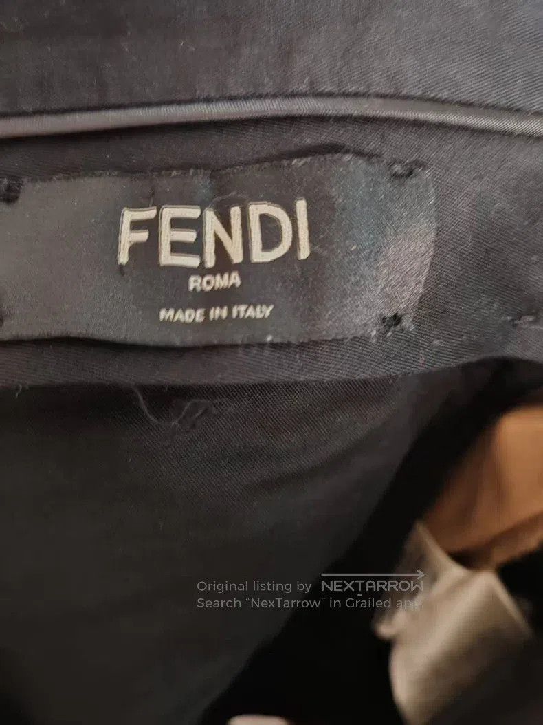 Fendi Fendi Embroidered Pattern Shorts Size US 30 / EU 46 - 3 Thumbnail
