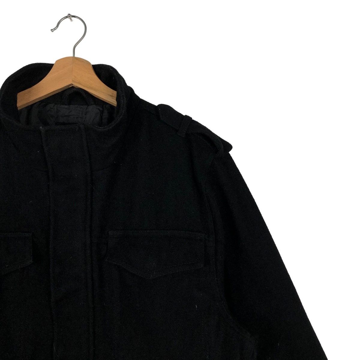 Japanese Brand 🔥90’s Wool Biker Jacket Cargo Inspector Multi Pocket Gap Size US XL / EU 56 / 4 - 4 Thumbnail