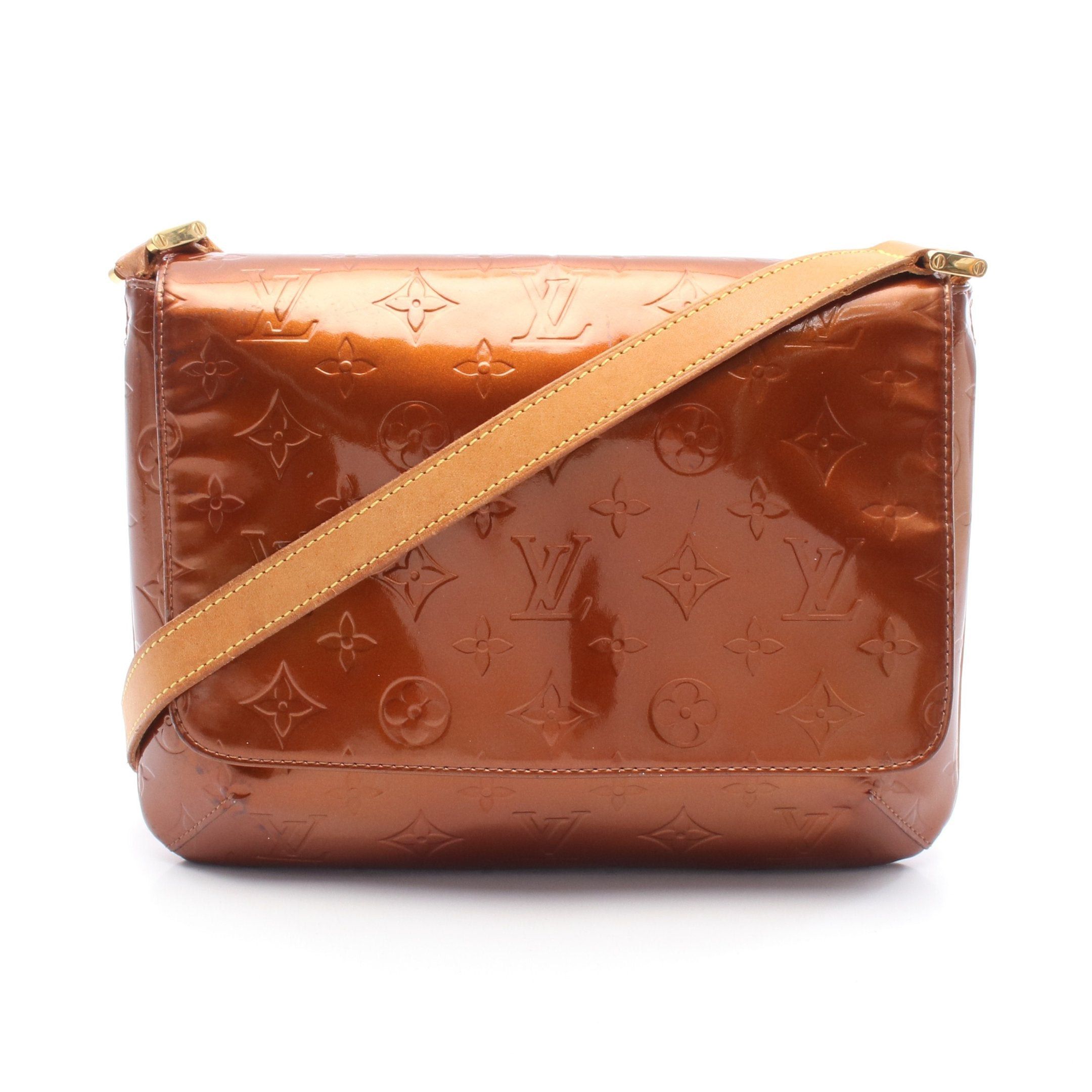 Louis Vuitton Louis Vuitton Thompson Street Monogram Vernis Bronze Shoulder Bag Leather Brown Size ONE SIZE - 1 Thumbnail