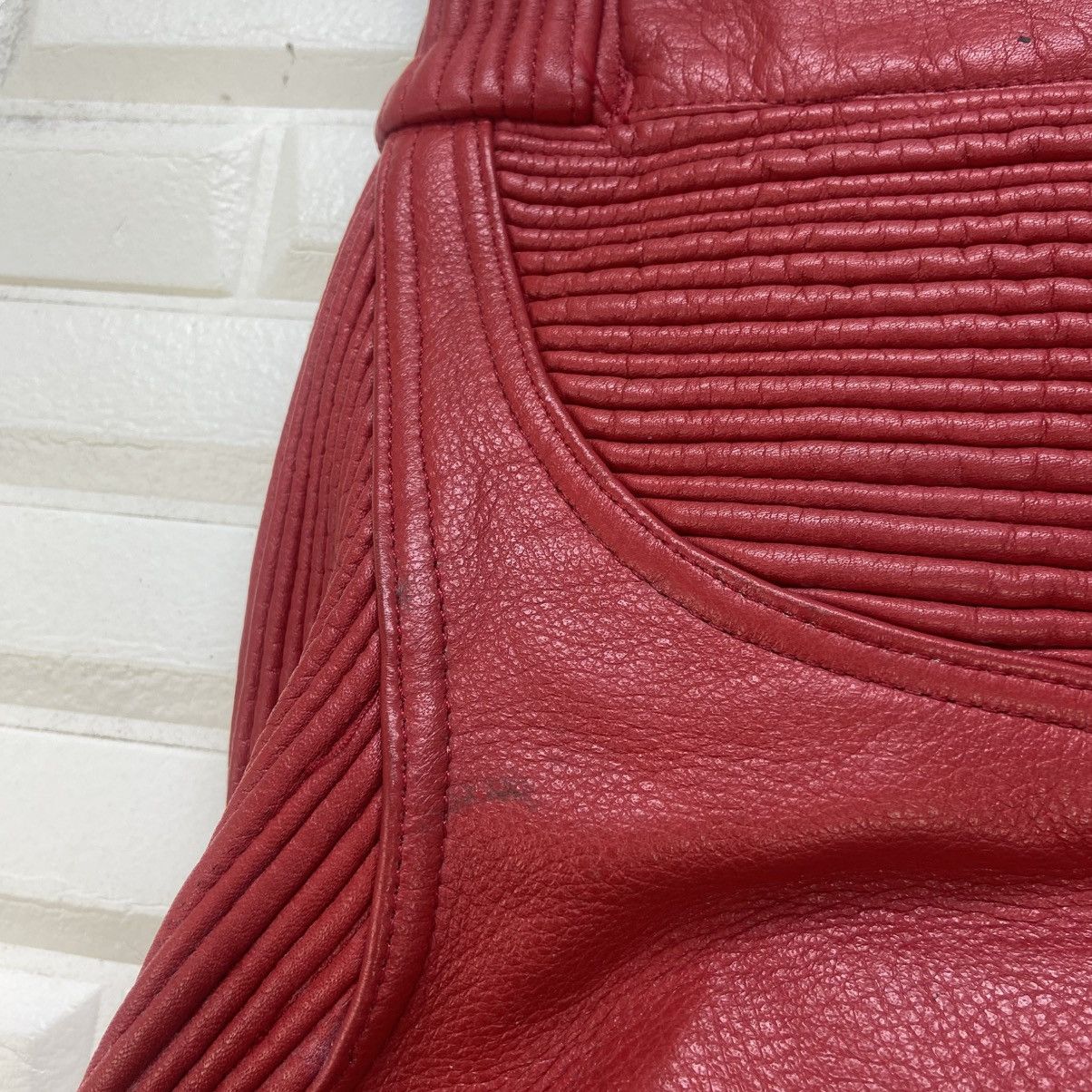 Japanese Brand × Leather Expert Racing Performance Biker Leather Pants Size 22" - 17 Thumbnail