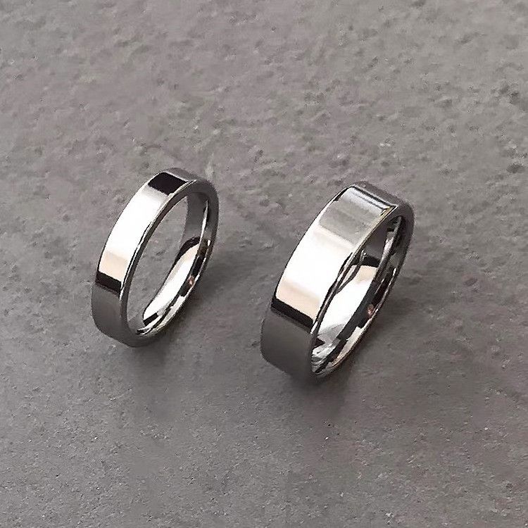 Jewelry Punk Jewelry Rings Open Size Chrome Ring (Size 7-13) Size ONE SIZE - 4 Thumbnail