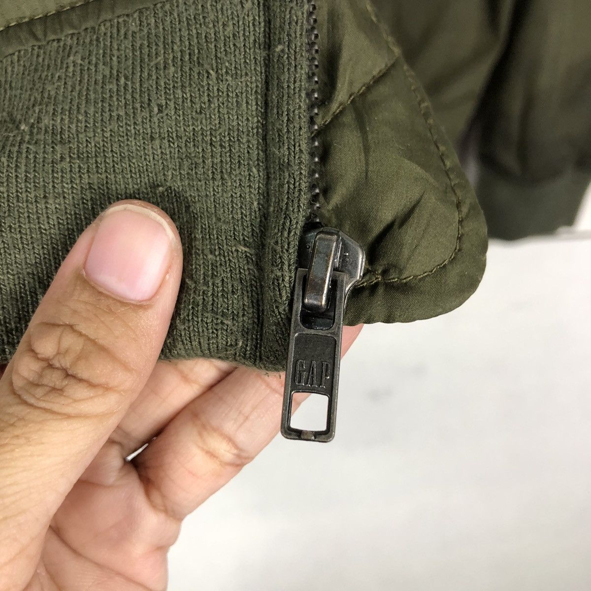 Japanese Brand 🔥Riot Riot Vintage Bomber Jacket Gap Military Colour Design Size US L / EU 52-54 / 3 - 16 Thumbnail