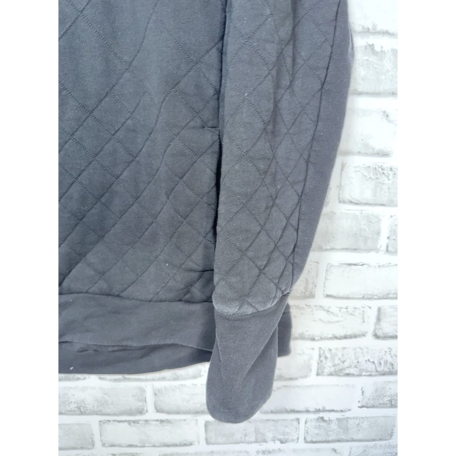 Lululemon LULULEMON Black Quilted Jacket Womens 8 1/4 Zip Activewear Athleisure Size M / US 6-8 / IT 42-44 - 5 Thumbnail