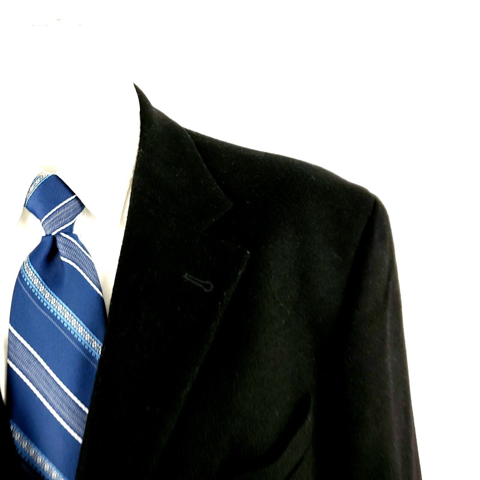 Oscar De La Renta Oscar De La Renta Wool Cashmere Nylon 3 Button Sport Coat 44 Size 44R - 2 Thumbnail