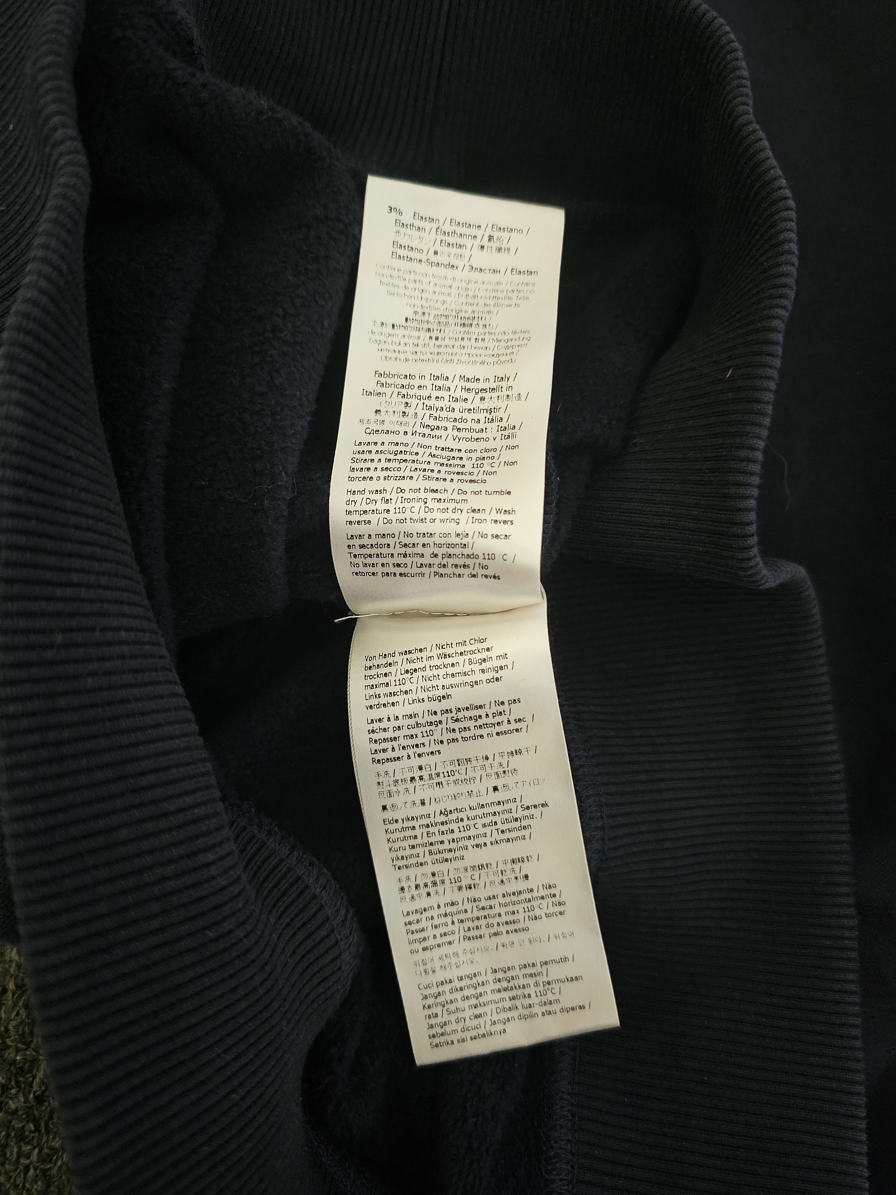 Fendi Fendi Men's Dark Blue Sweatshirt Size M Size US M / EU 48-50 / 2 - 5 Thumbnail