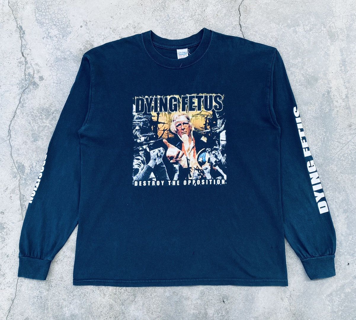 True Vintage Dying Fetus Death Metal Band Long Sleeve
