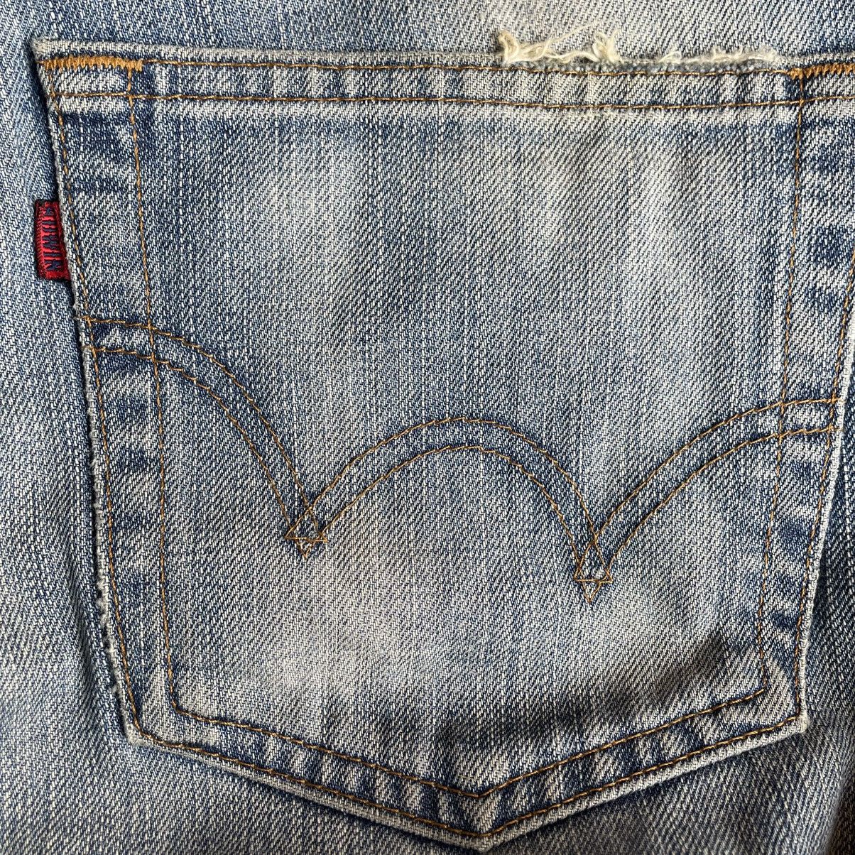 Edwin 🔥Vintage Edwin 503Z Stoned Washed Ripped Distress Jeans Size US 31 - 13 Thumbnail