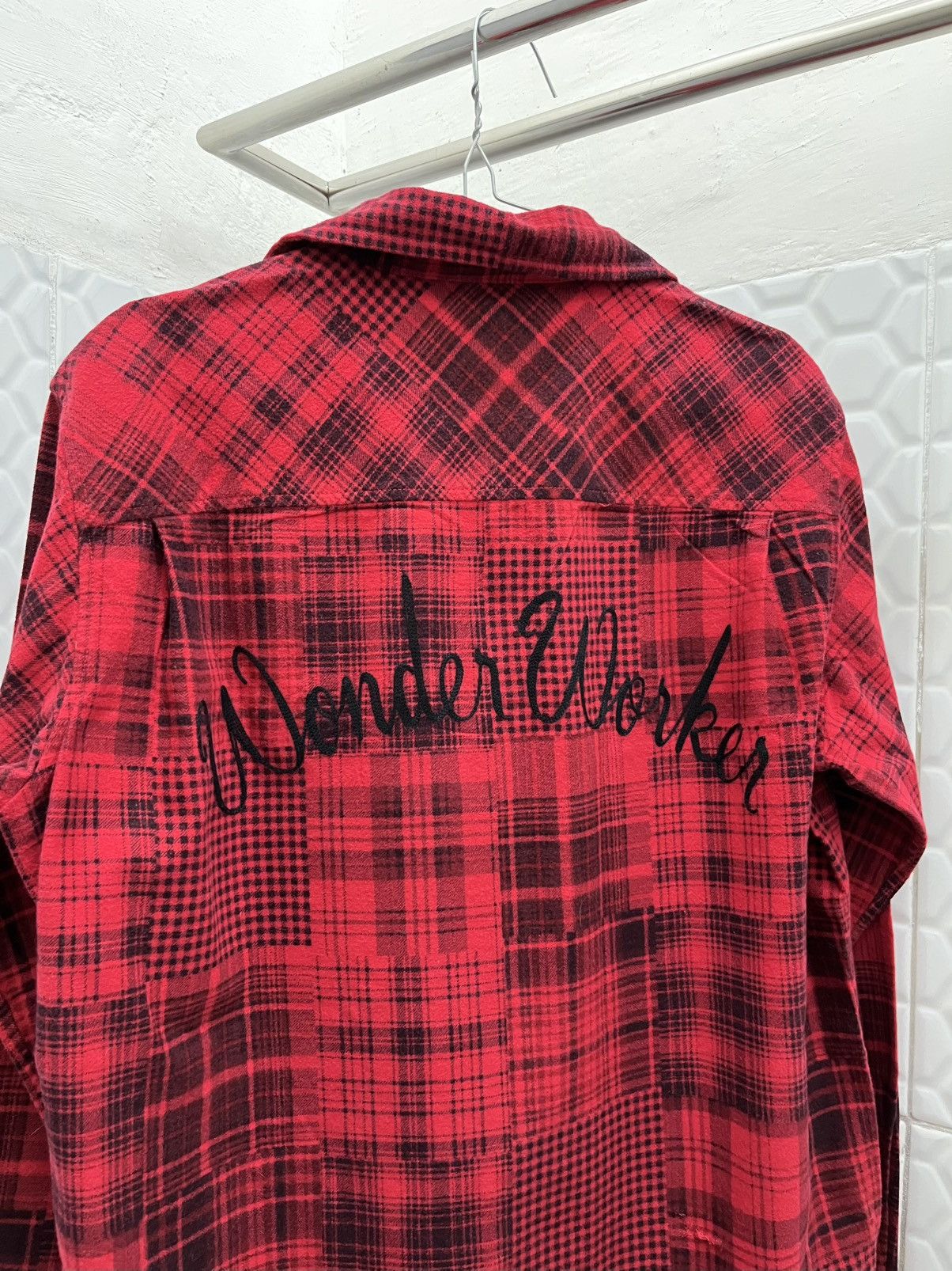 Sasquatchfabrix Sasquatchfabrix Wonder Worker Patchwork Flannel Shirt Size US M / EU 48-50 / 2 - 6 Thumbnail