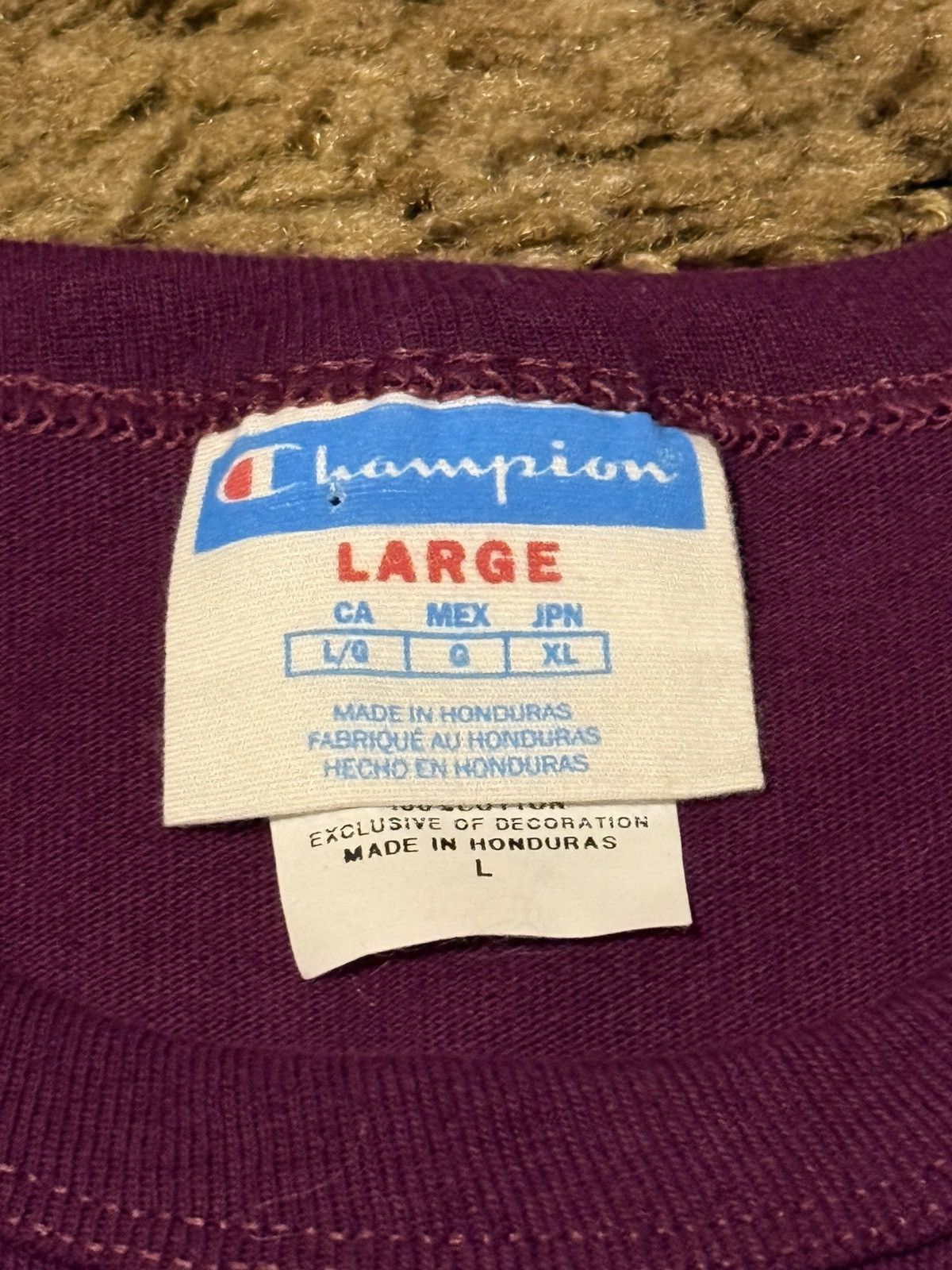 Champion Champion Long Sleeve T-Shirt Purple Large Size US L / EU 52-54 / 3 - 5 Thumbnail
