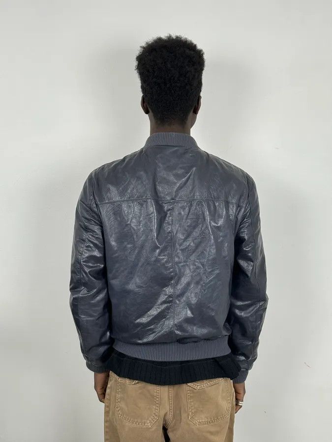 Prada AW2015 Prada Navy Leather Bomber Jacket Size US S / EU 44-46 / 1 - 3 Thumbnail