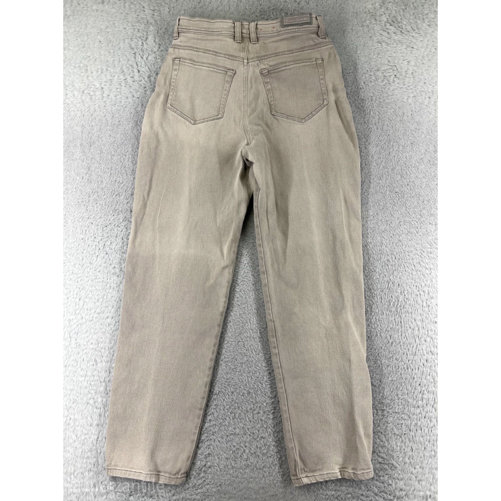 Gloria Vanderbilt Gloria Vanderbilt Jeans Women's 6 Beige Denim Straight Mid Rise 5-Pocket Stretch Womens Size 28" / US 6 / IT 42 - 2 Thumbnail