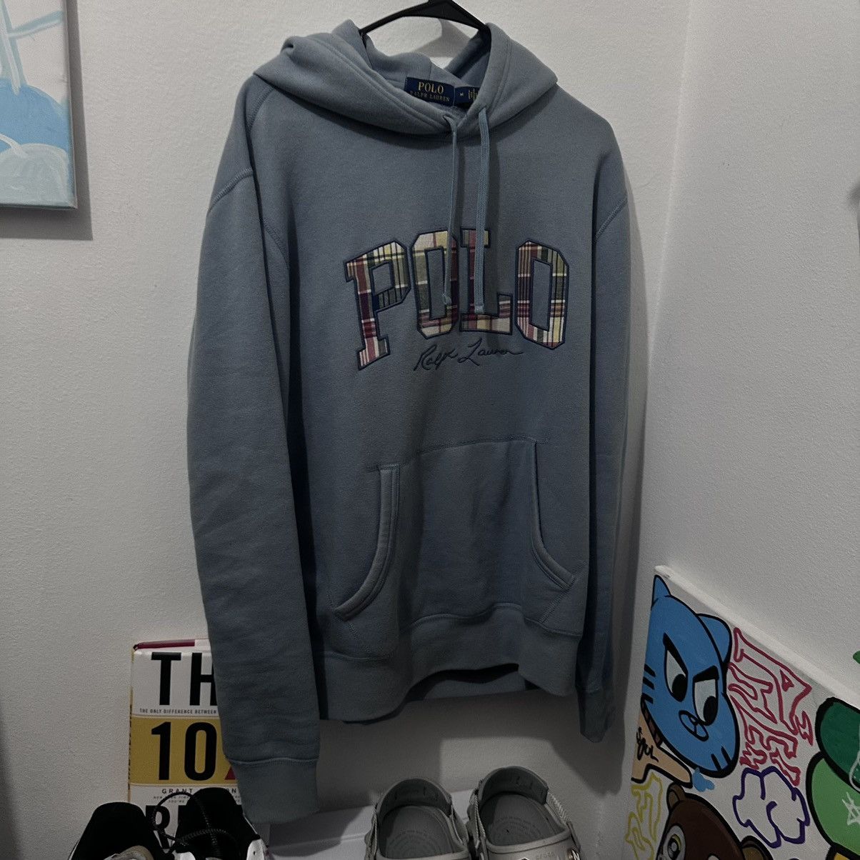 Polo Ralph Lauren The RL Fleece Plaid-Logo Hoodie Size US M / EU 48-50 / 2 - 1 Thumbnail