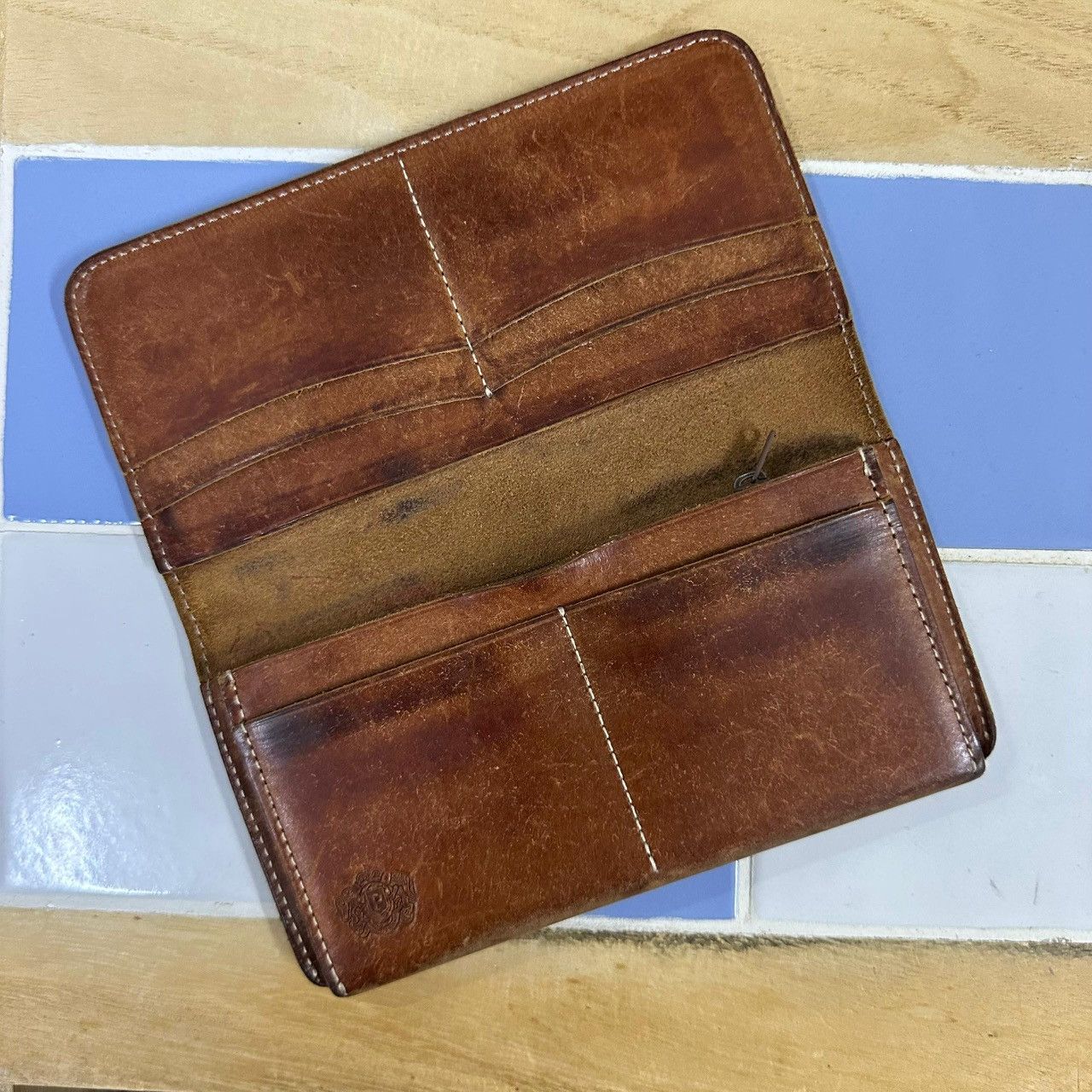 Porter Porter Yoshida Hoff Vintage Leather Long Wallet Japan Size ONE SIZE - 3 Thumbnail
