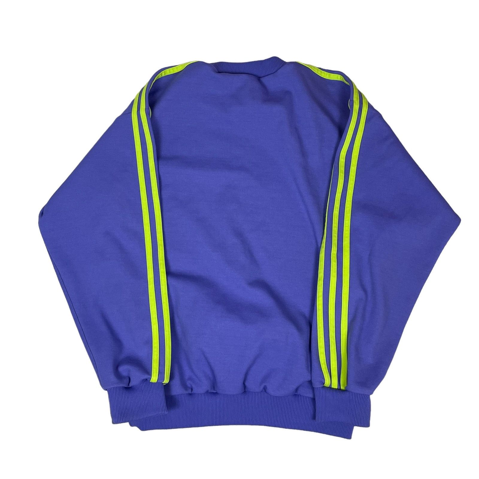 Adidas × Vintage Adidas Men's Purple Cotton Trefoil Center Logo Sweatshirt Size US M / EU 48-50 / 2 - 6 Thumbnail