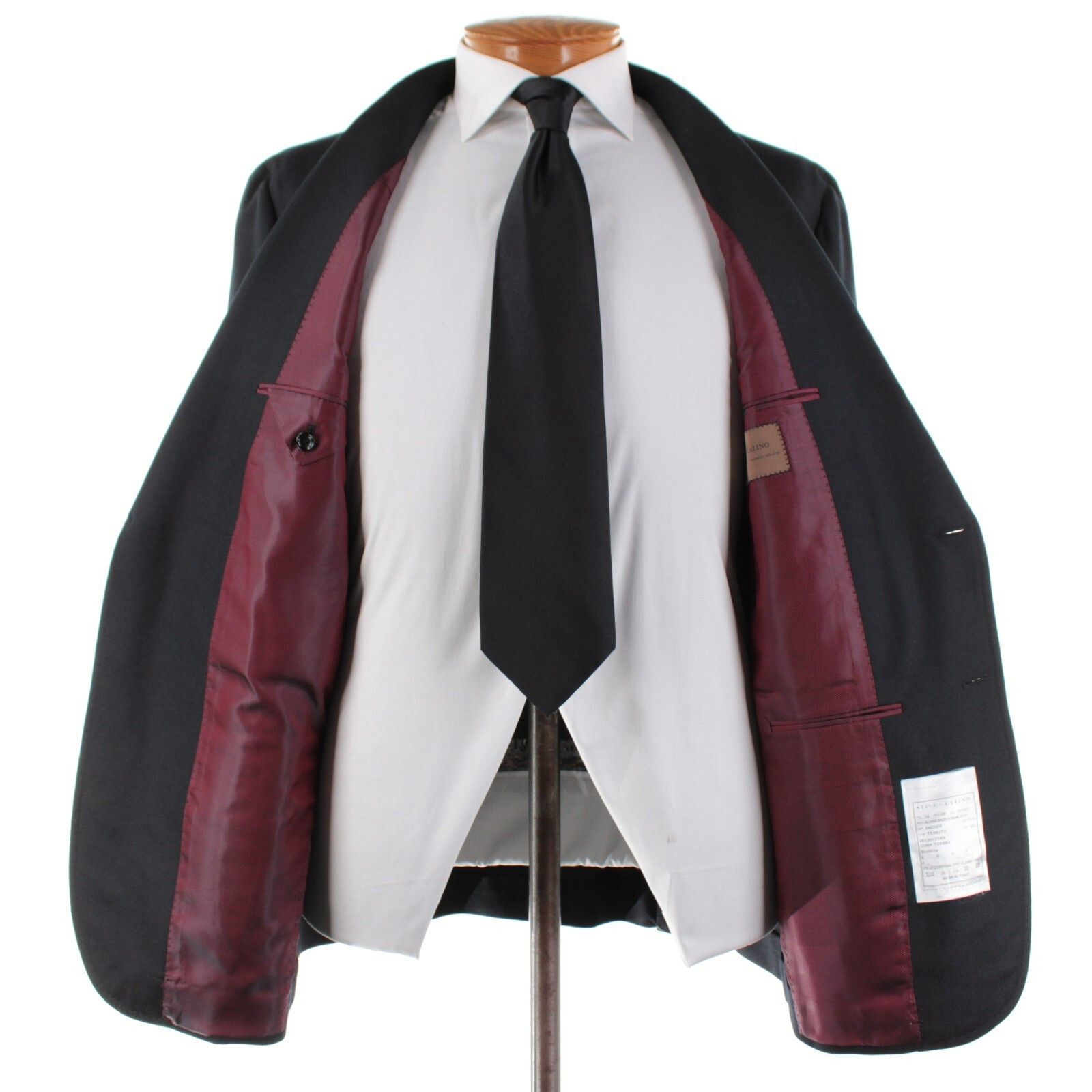 Other Stile Latino Suit Size US 44 Regular in Black Size 44R - 7 Thumbnail