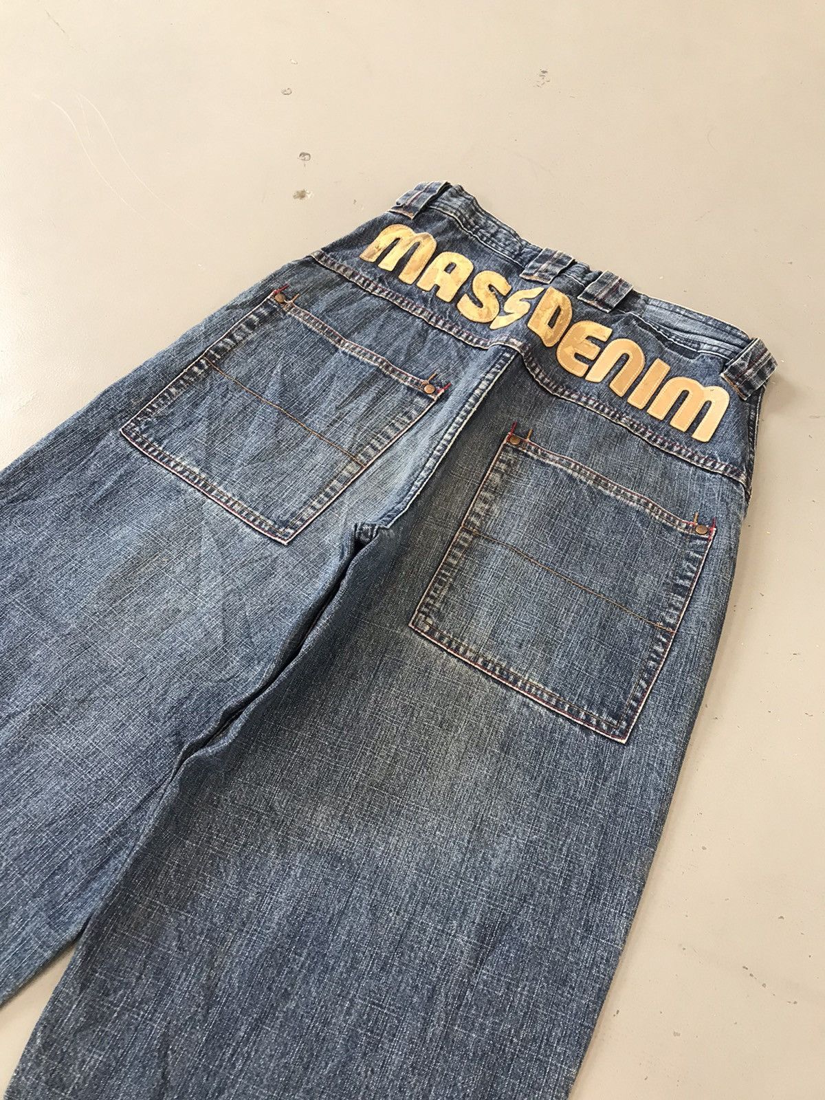 Vintage Mass Y2K Style HipHop Denim Size US 32 / EU 48 - 6 Thumbnail