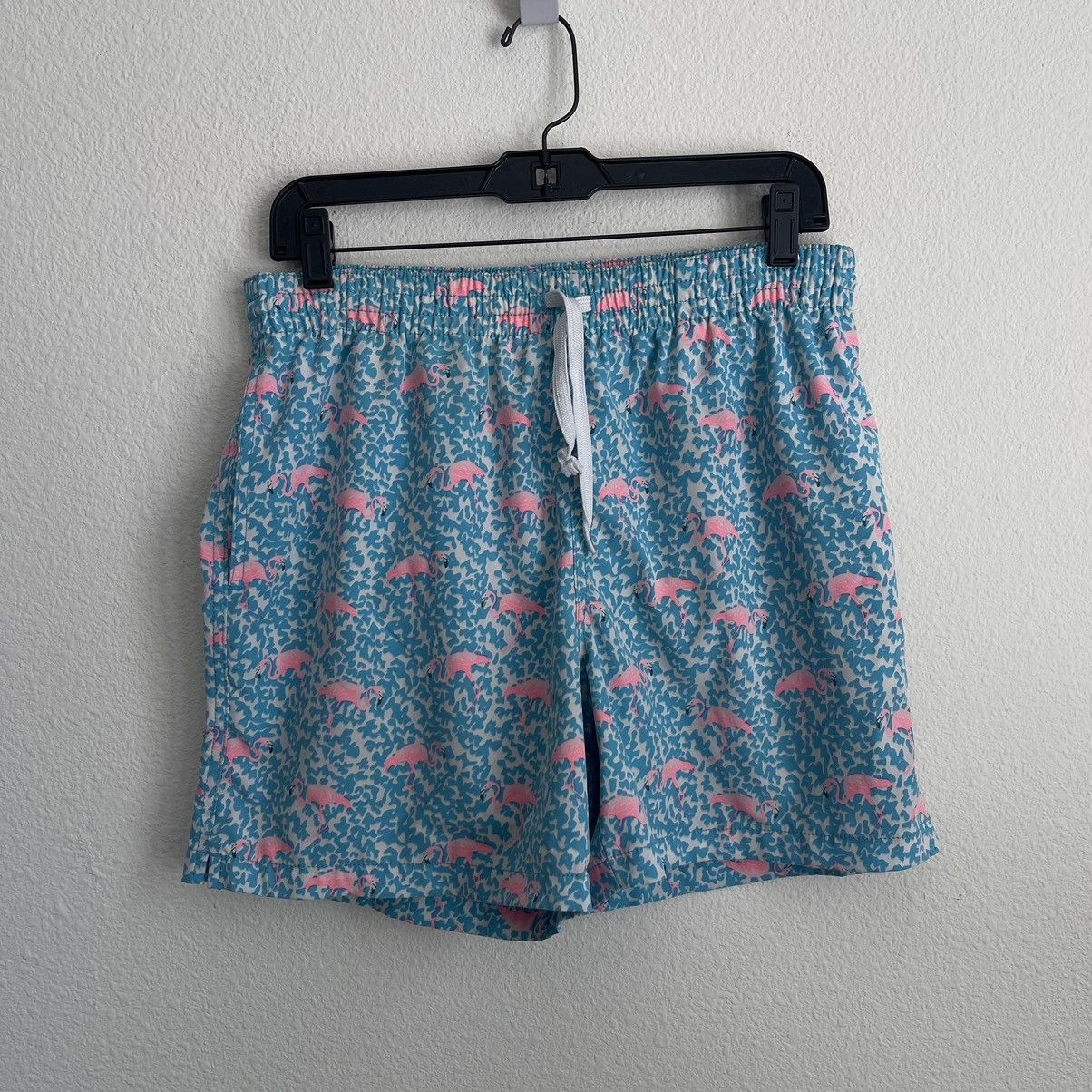 Chubbies Chubbies Flamingos Pattern Stretch Swim Trunks Board Shorts ...