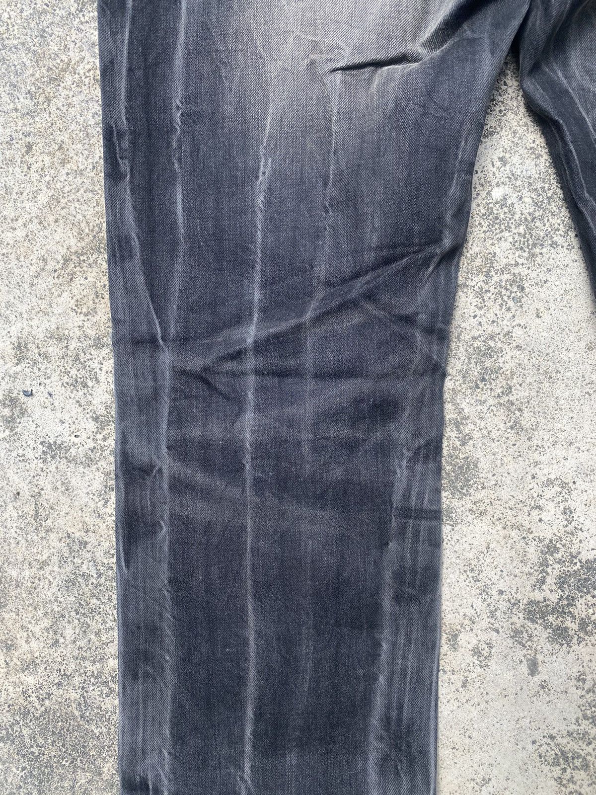 If Six Was Nine × Japanese Brand Red Pepper Faded Clawmark Boro Straight cut Jeans Size US 32 / EU 48 - 21 Thumbnail