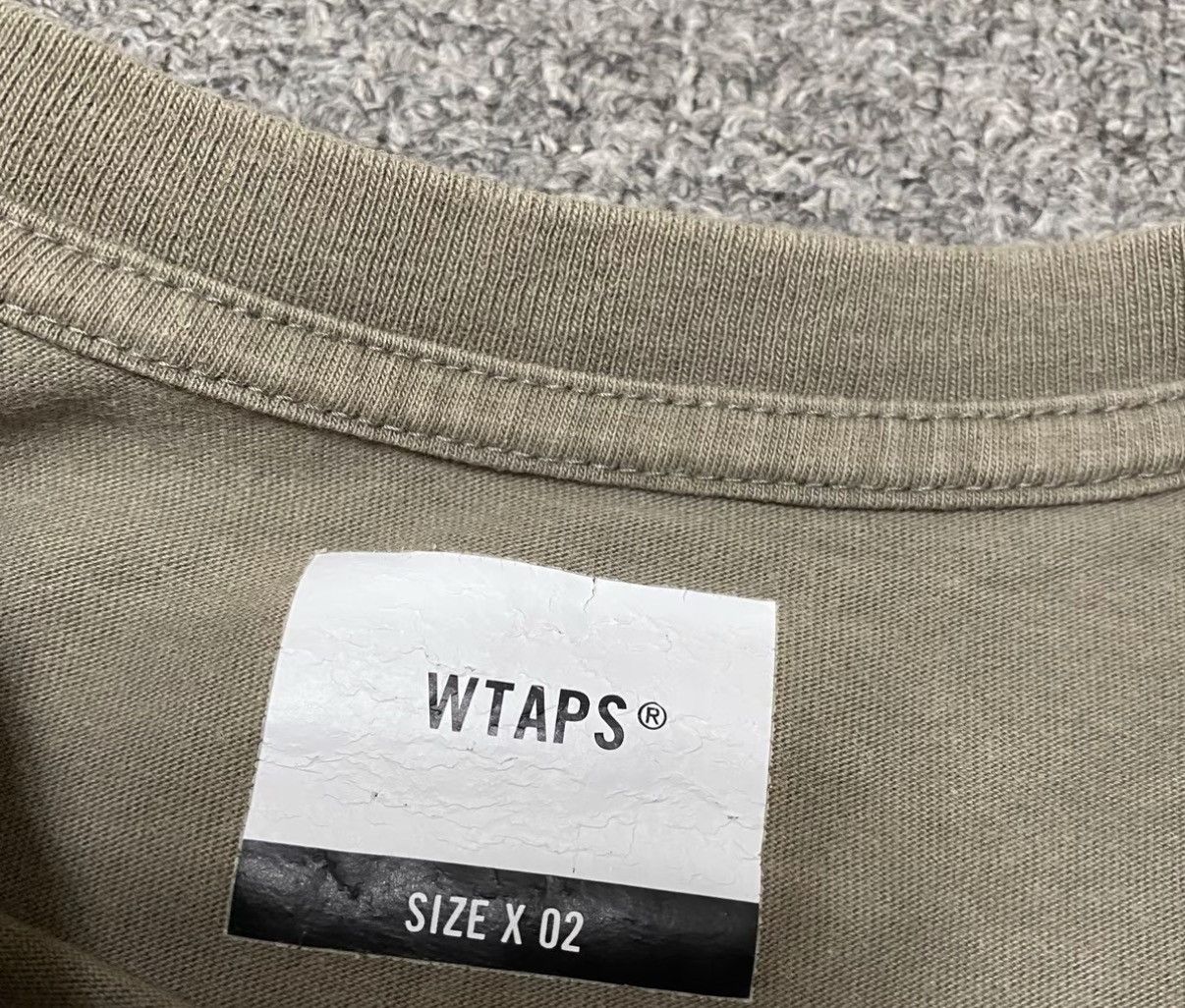 Wtaps WTAPS Logo Short Sleeve T-shirt J16 Size US M / EU 48-50 / 2 - 3 Thumbnail