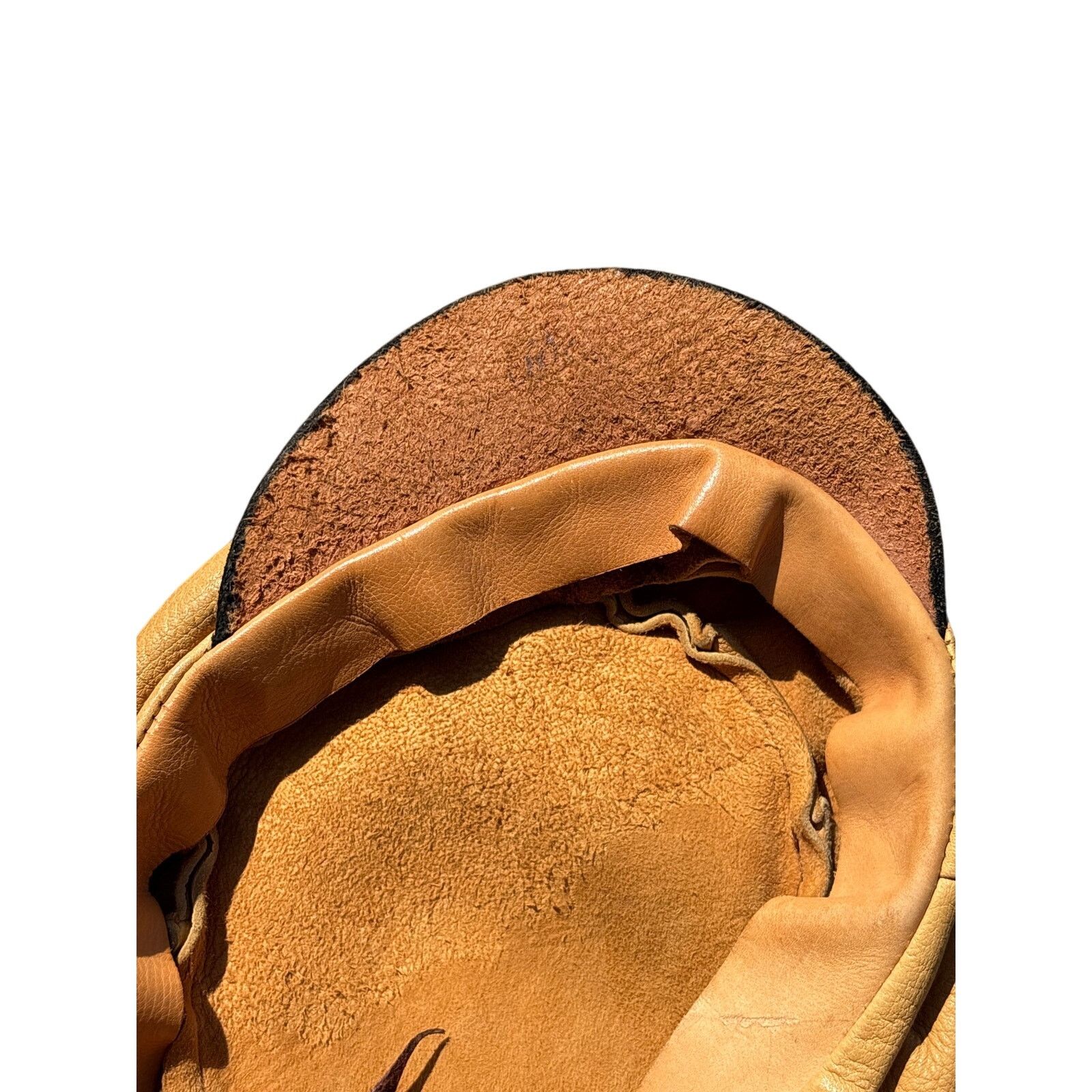 Handmade Vtg handmade Leather newsboy hat cabbie golf cap brim gatsby Size ONE SIZE - 8 Thumbnail