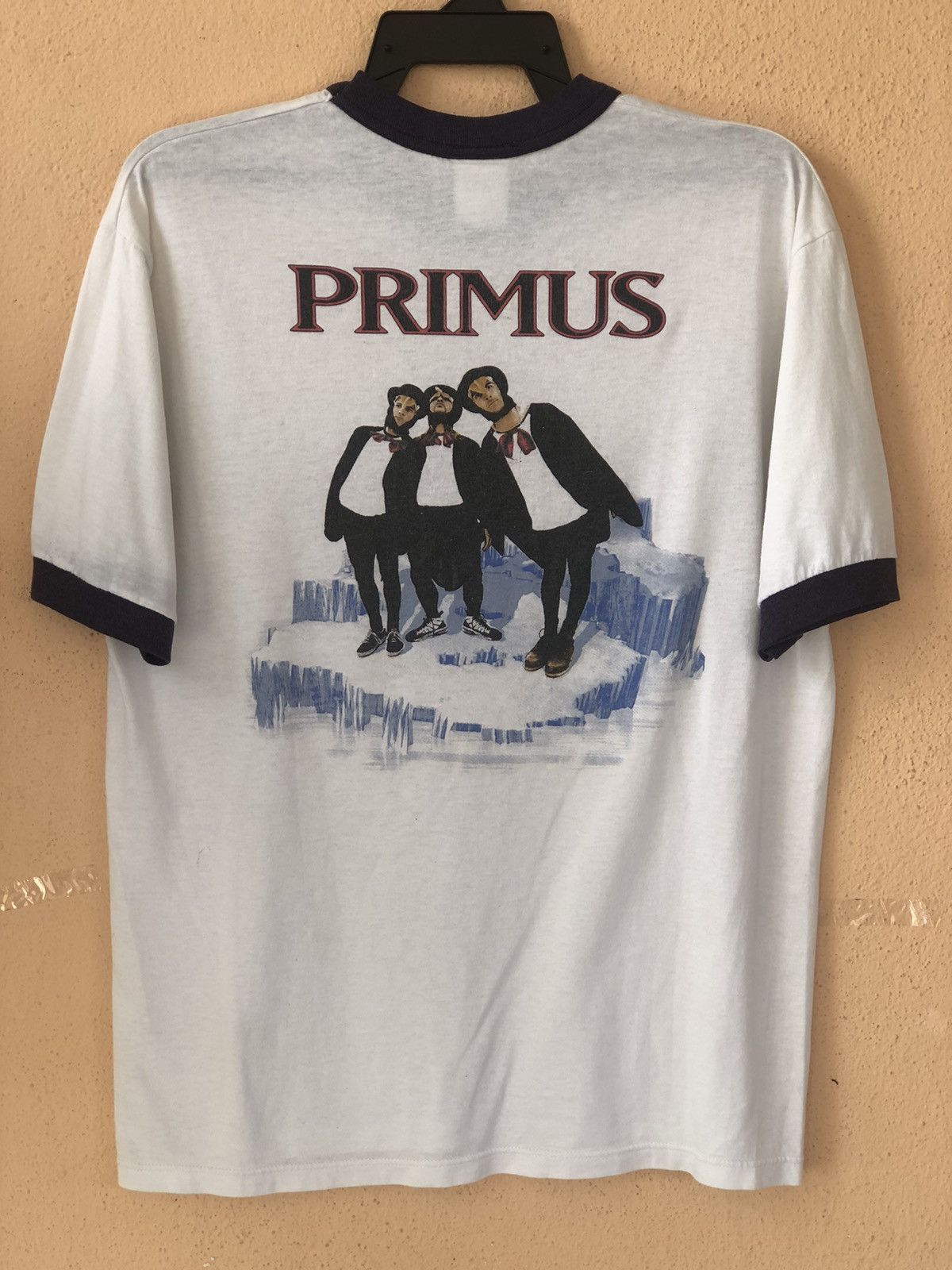 Band Tees × Vintage Vintage 90s PRIMUS Funky Rock Ringer Tee Size US L / EU 52-54 / 3 - 1 Thumbnail