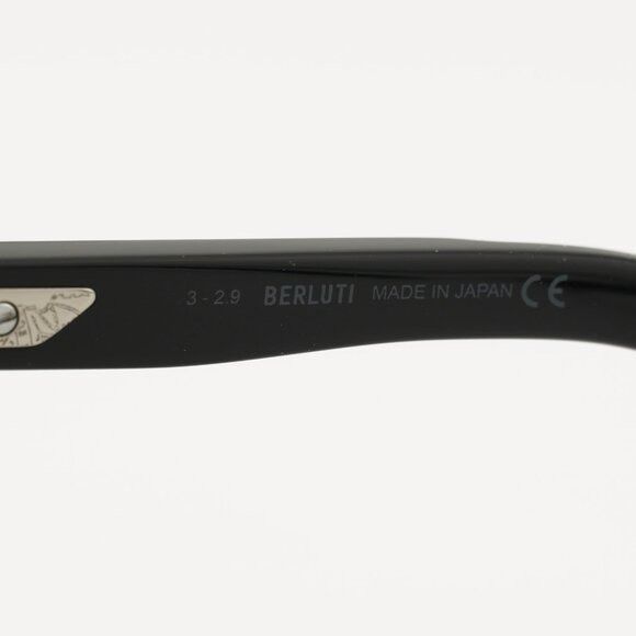 Berluti Berluti BL50002I 001 Men’s Eyeglasses Black 53mm Square Size ONE SIZE - 11 Thumbnail