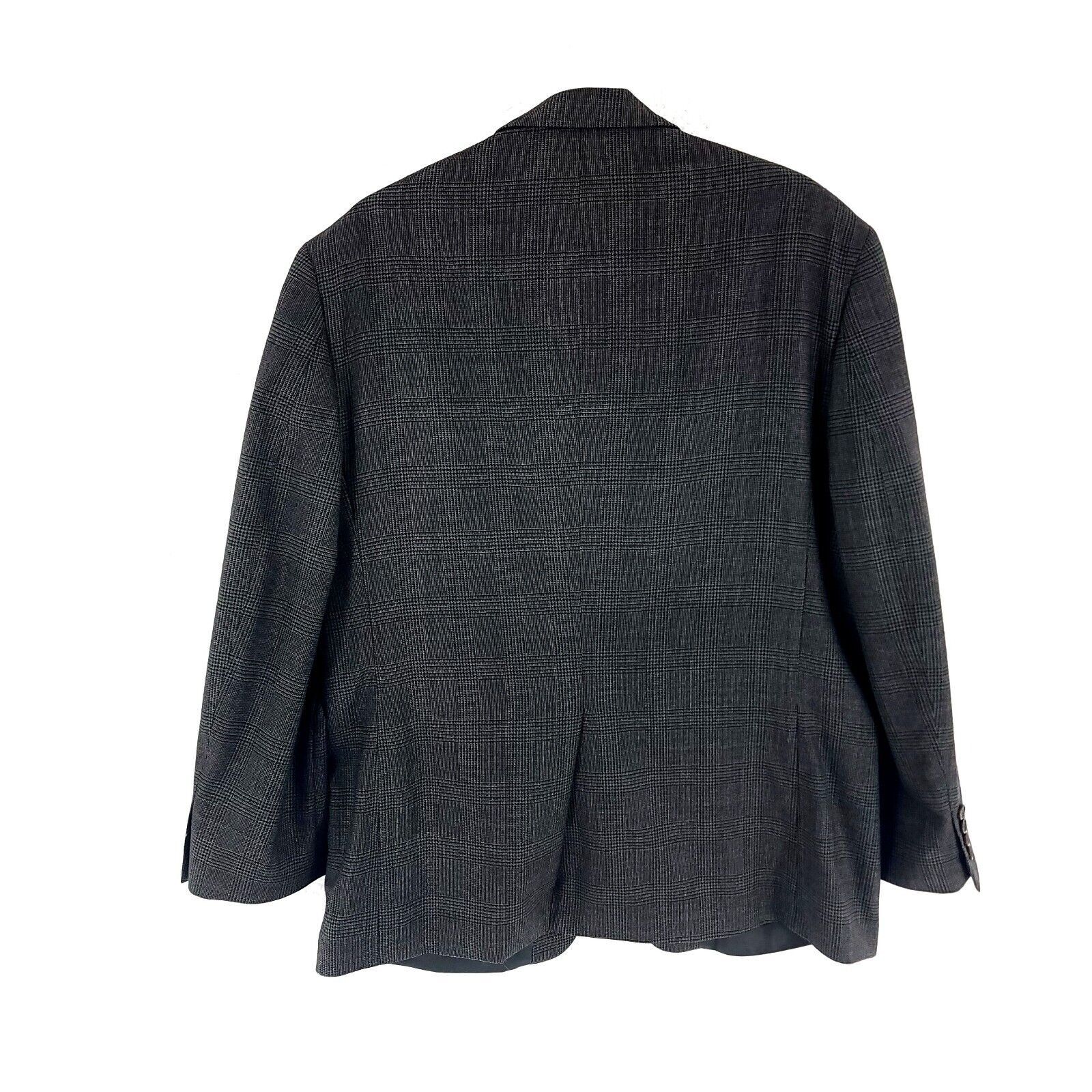 Lauren Ralph Lauren Lauren Ralph Lauren Tweed Wool 2 Button Sport Coat 42R Black Size 42R - 5 Thumbnail