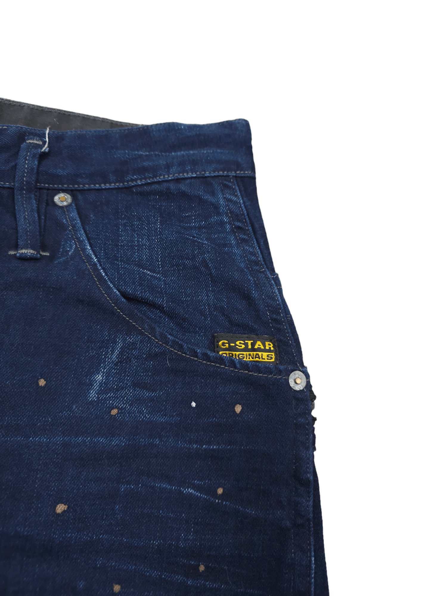 G-Star 💎 G-STAR RAW 30/30 3D Slim Navy Painter Denim Jeans Size US 30 / EU 46 - 4 Thumbnail