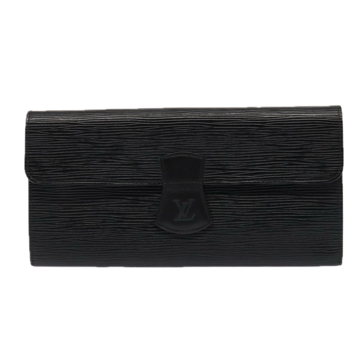 Louis Vuitton Rouleau Black Leather Clutch Bag (Pre-Owned) Size ONE SIZE - 1 Thumbnail