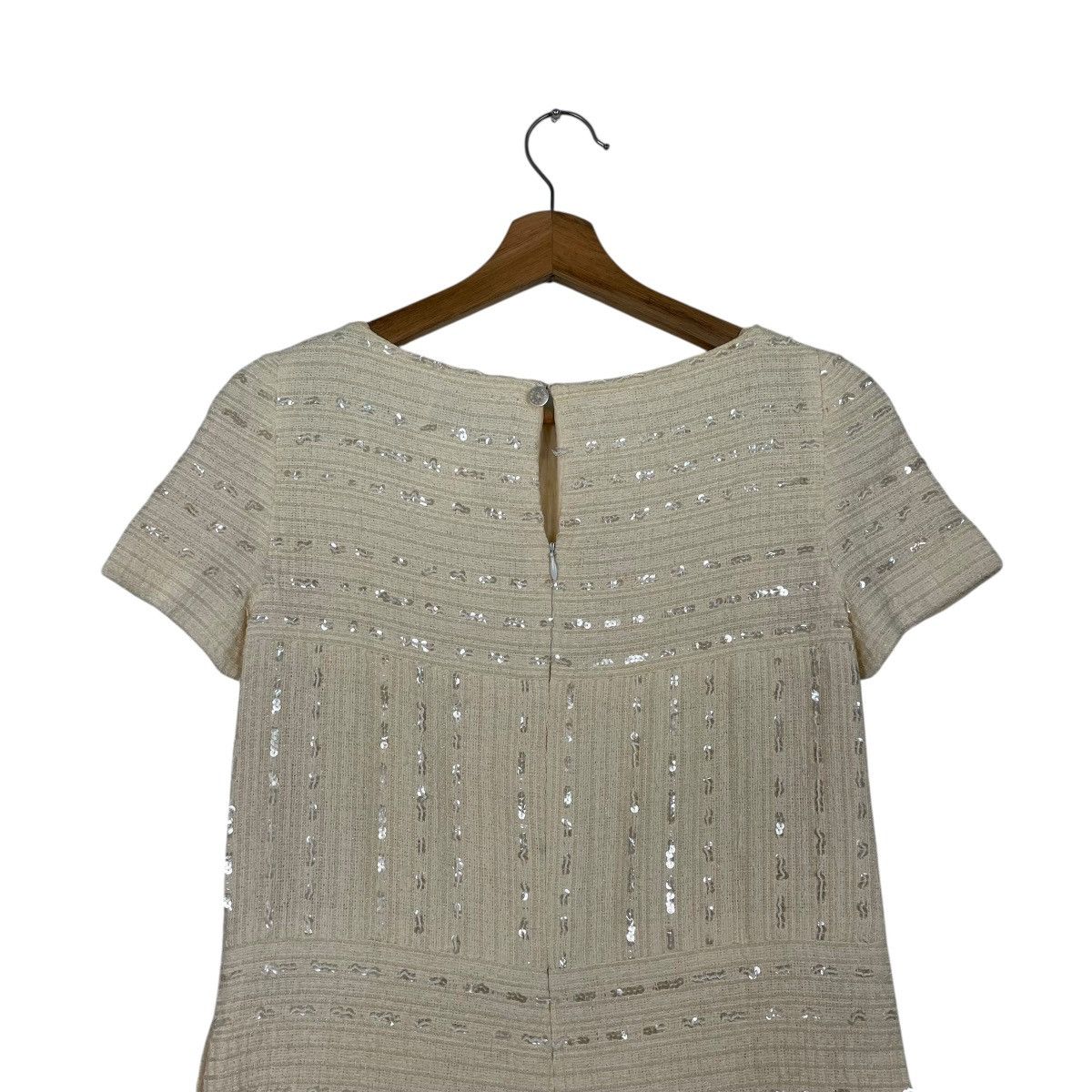 Chanel Vintage Chanel Identification Tweed Sequin One-Piece Dress Size XS / US 0-2 / IT 36-38 - 12 Thumbnail