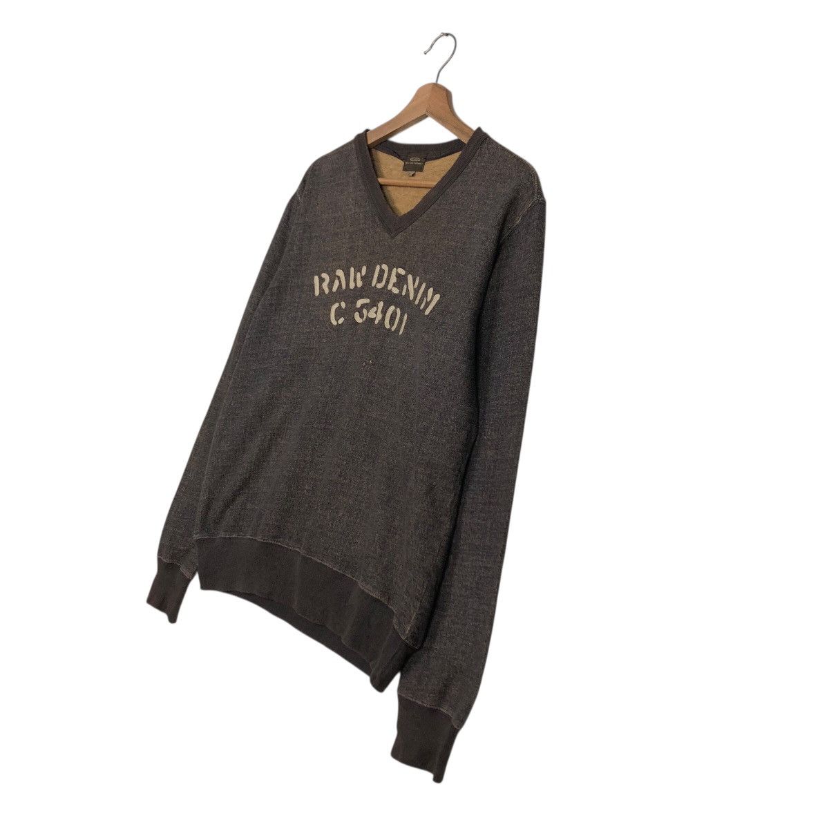 G-Star 📌Vintage Sweatshirt Indigo Design G-Star Raw Denim Big Logo Size US S / EU 44-46 / 1 - 3 Thumbnail