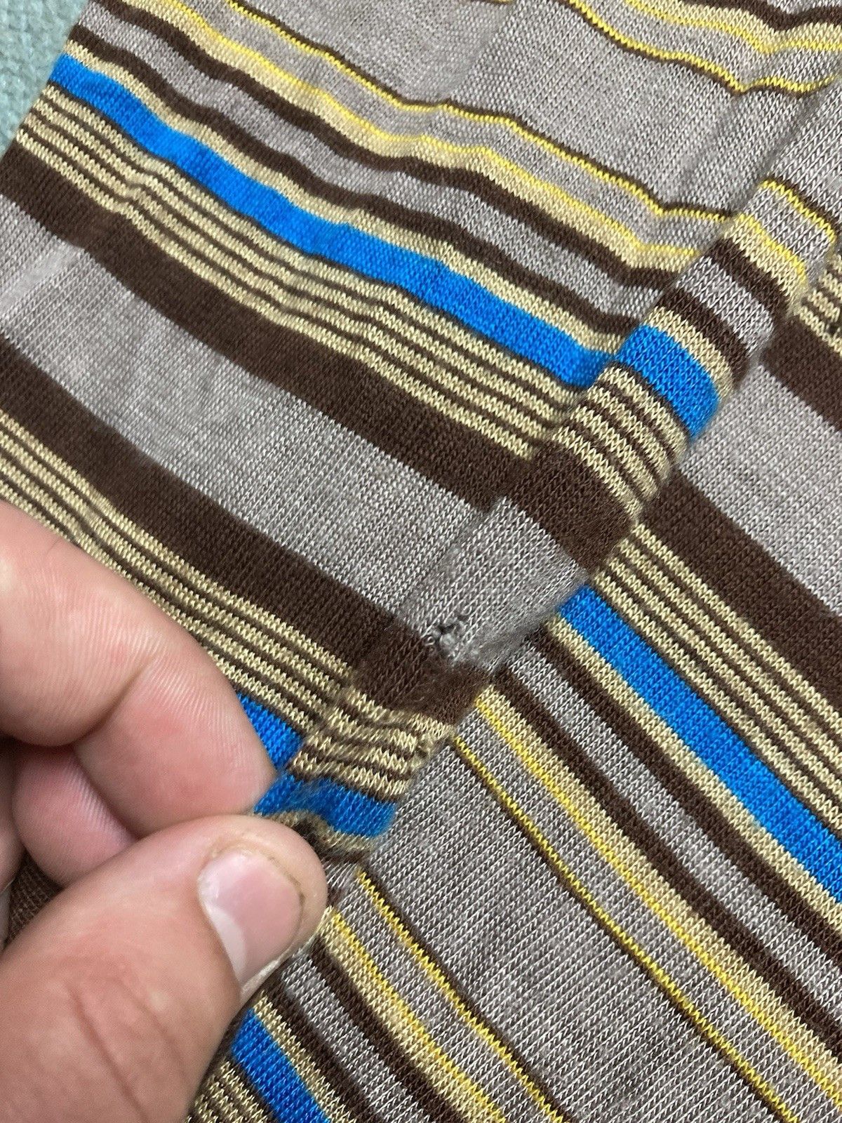 Vintage Vintage 70s polo shirt striped boys large adult small Size US S / EU 44-46 / 1 - 9 Thumbnail