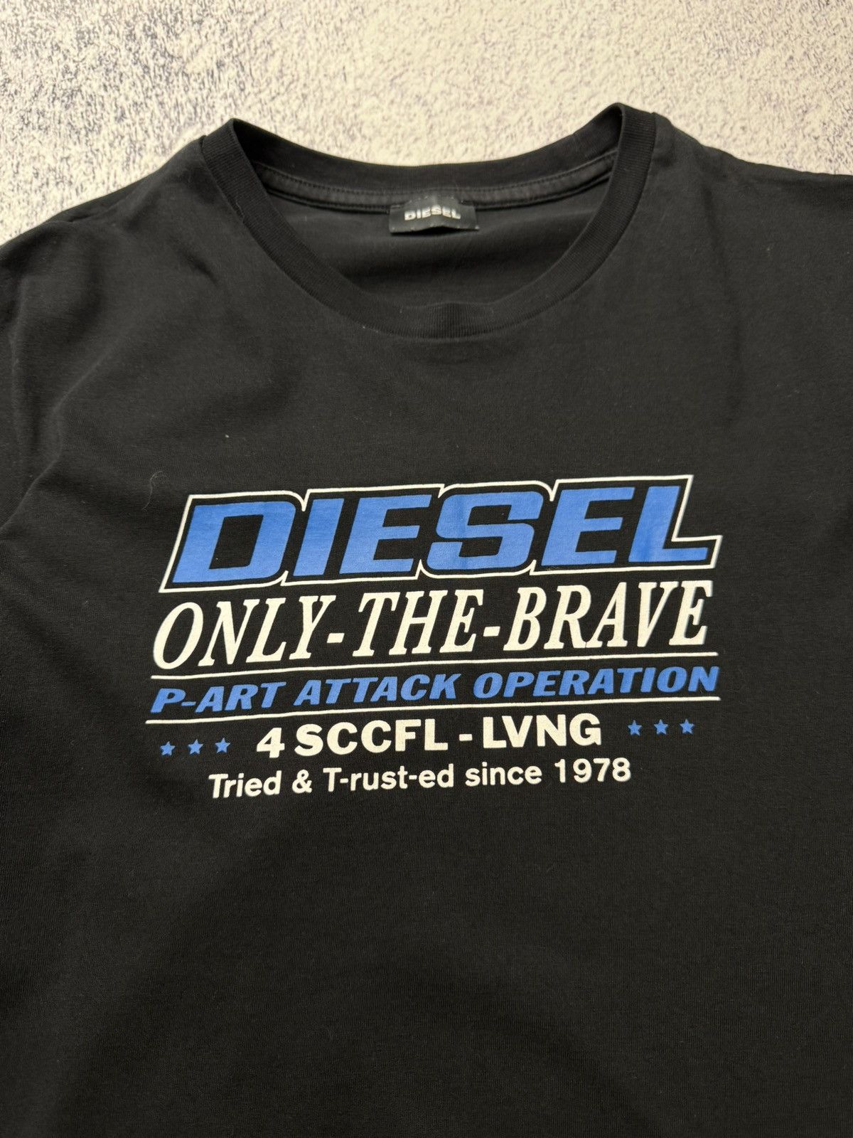 Diesel Mens Diesel T-shirt Only-the-Brave Size US M / EU 48-50 / 2 - 8 Thumbnail