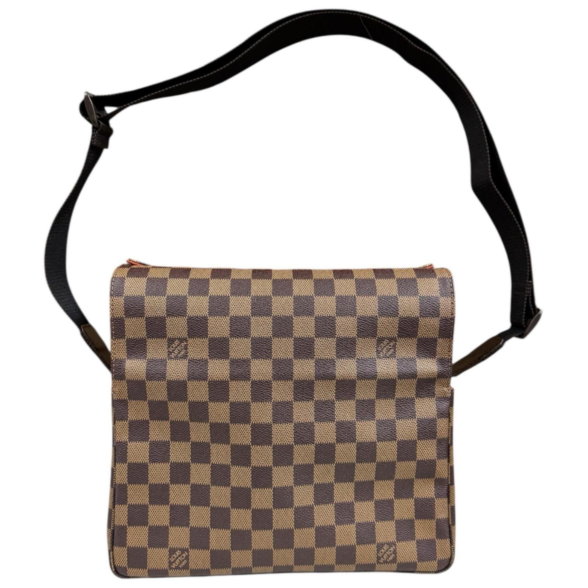 Louis Vuitton Pre-owned Louis Vuitton Naviglio Damier Shoulder Bag, Canvas N45255, Brown, Unisex Size ONE SIZE - 1 Thumbnail