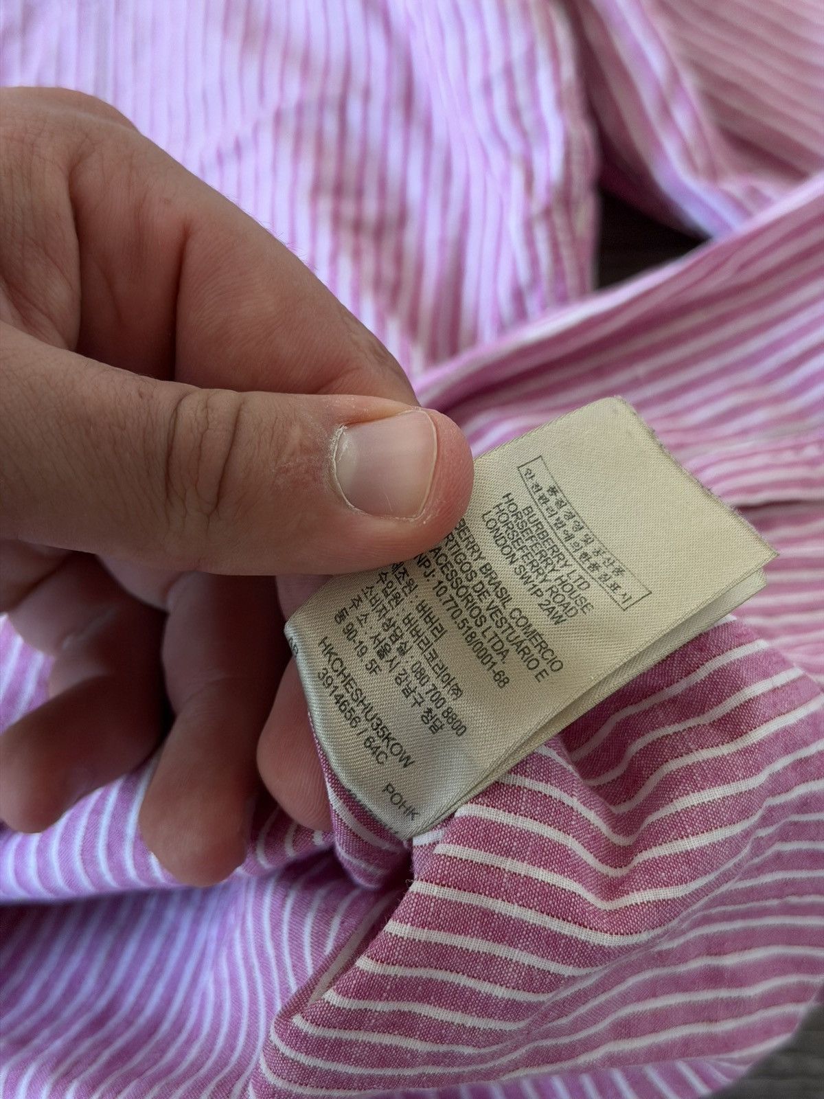 Burberry ‼️Archival Burberry OldMoney Premium Luxury Cell Logo Shirt‼️ Size US XL / EU 56 / 4 - 20 Thumbnail