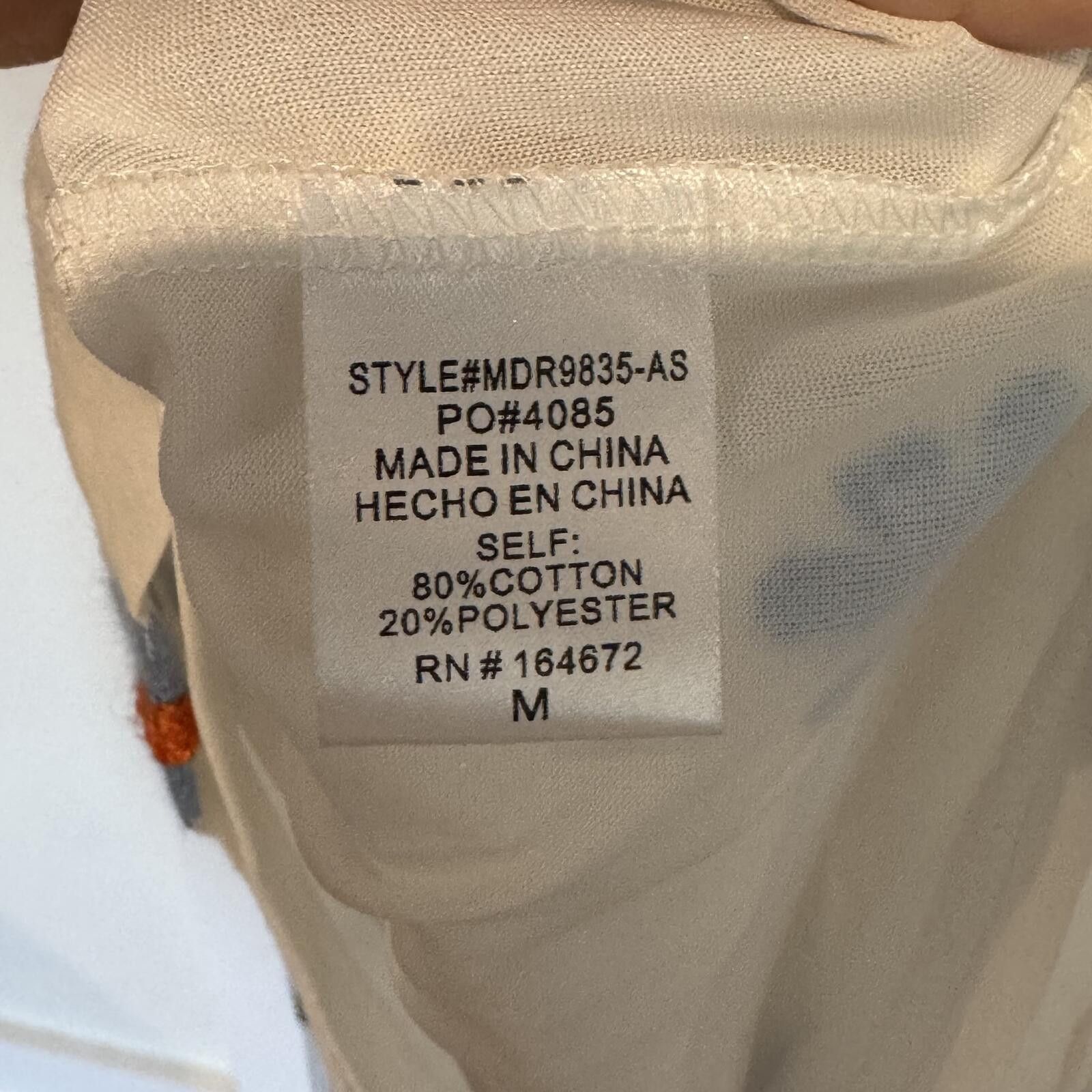 Other Altard State White Dress with Blue and Orange Floral Embrodi Size M / US 6-8 / IT 42-44 - 8 Thumbnail