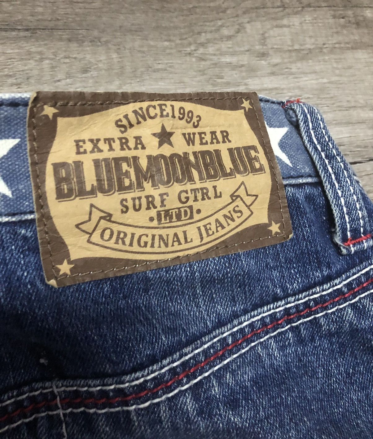 Japanese Brand BLUE MOON BLUE DENIM JEANS Size US 30 / EU 46 - 13 Thumbnail