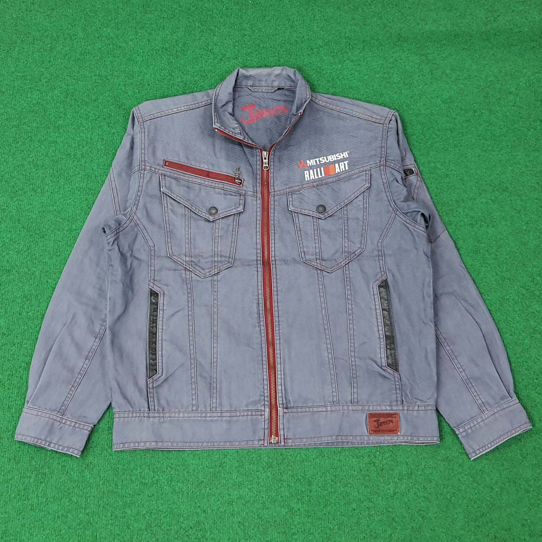 Japanese Brand Vintage Mitsubishi RalliArt Motorsports Racing Jacket C245N4 Size US M / EU 48-50 / 2 - 2 Thumbnail