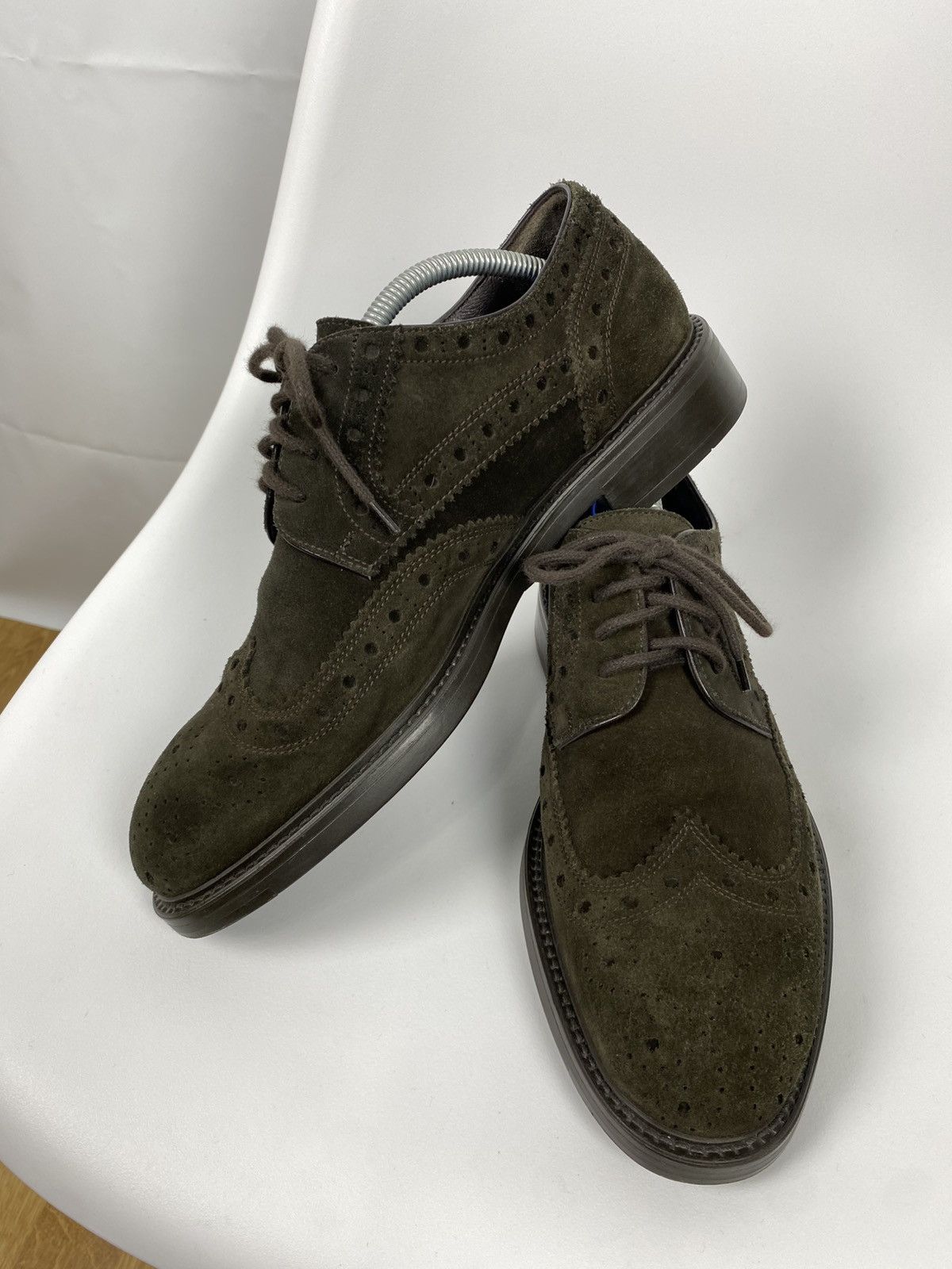 Other Atelson Paris Genuine Suede Derby Brogues size 41 Size US 8 / EU 41 - 6 Thumbnail