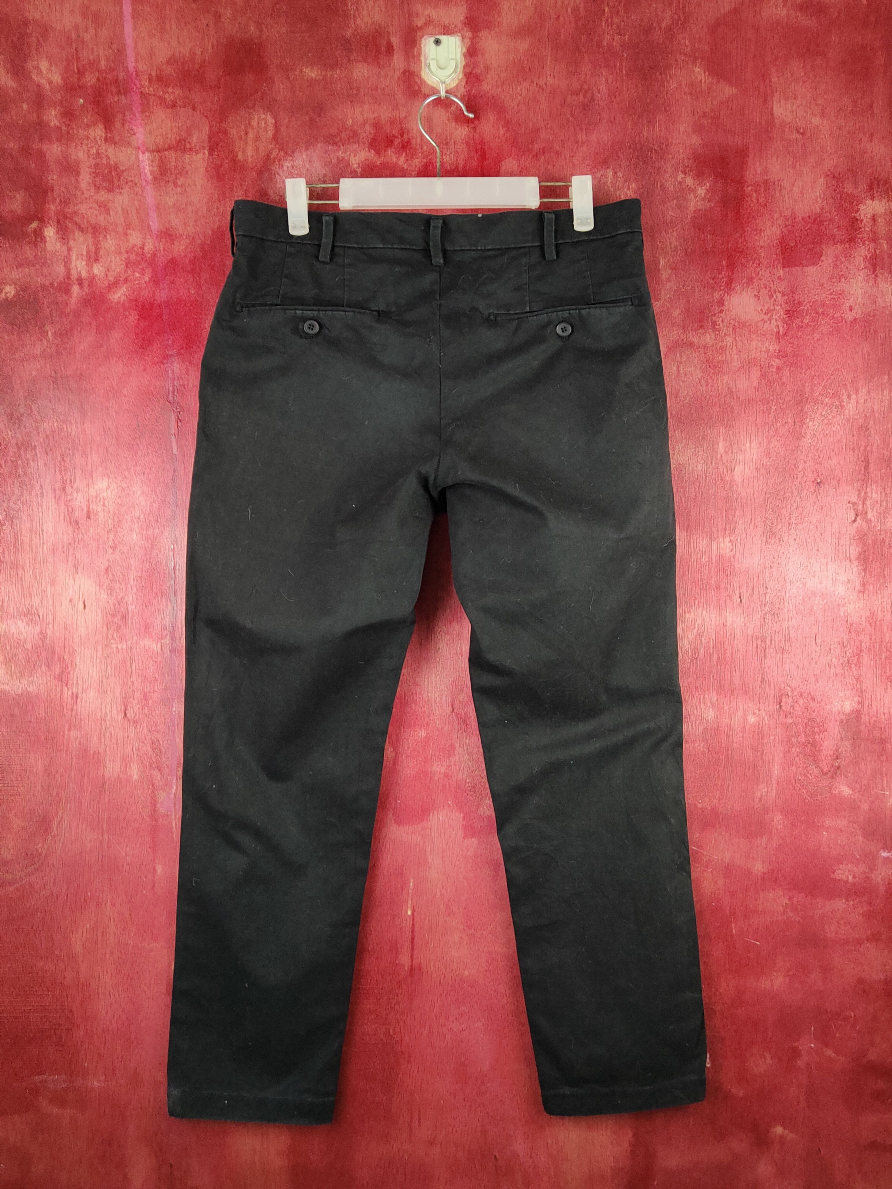 Japanese Brand × Uniqlo Uniqlo Black Multipocket Casual Pants #S1459 Size US 33 - 7 Thumbnail