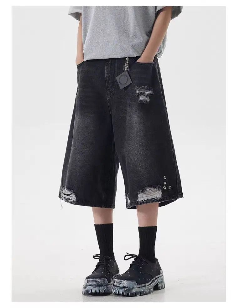 Designer × Japanese Brand Vintage Casual Loose Harajuku Shorts Size US 32 / EU 48 - 4 Thumbnail