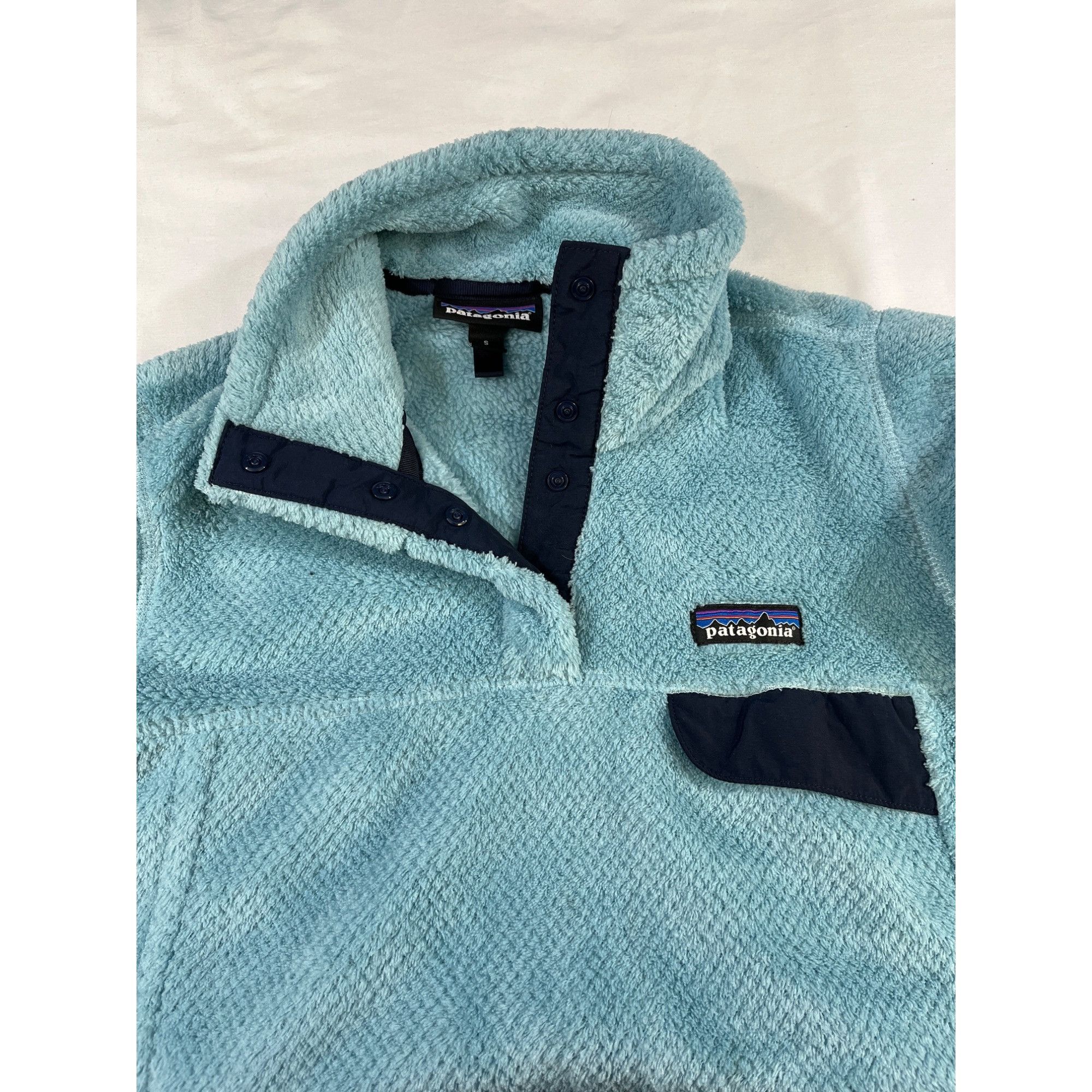 Patagonia Patagonia Women's Blue Fleece Jacket/Pullover Size S SKU 593 Size S / US 4 / IT 40 - 4 Thumbnail