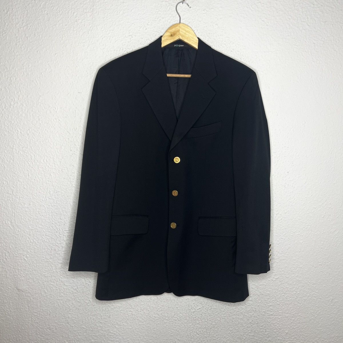 Yves Saint Laurent Blazer Pour Homme exclusive gold buttons