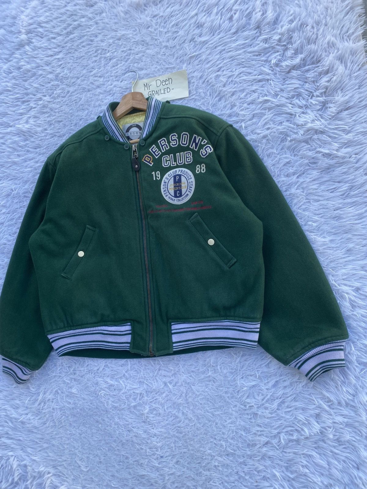 PERSON'S Rare Vintage Person’s Club 1988 Varsity Jacket Size US L / EU 52-54 / 3 - 10 Thumbnail