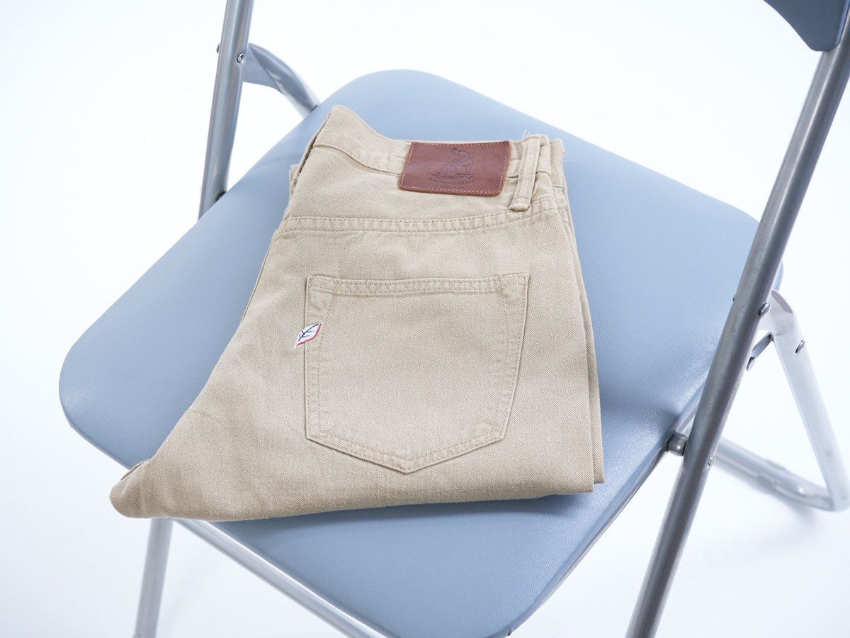 Pure Blue Japan Selvedge Beige Pants Jeans