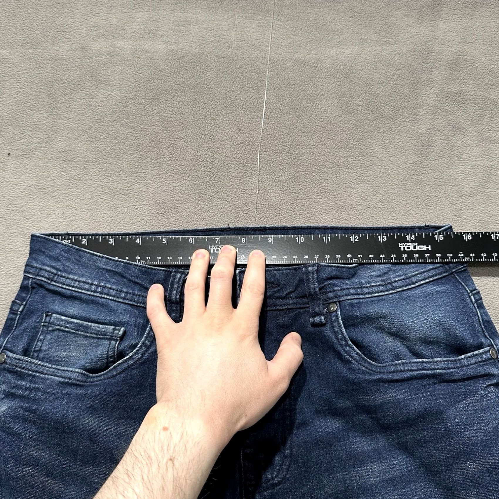 Denime the perfect jean NYC Jeans Mens 32x30 Blue Stretch Denim Slim Thick EUC Size US 32 / EU 48 - 6 Thumbnail