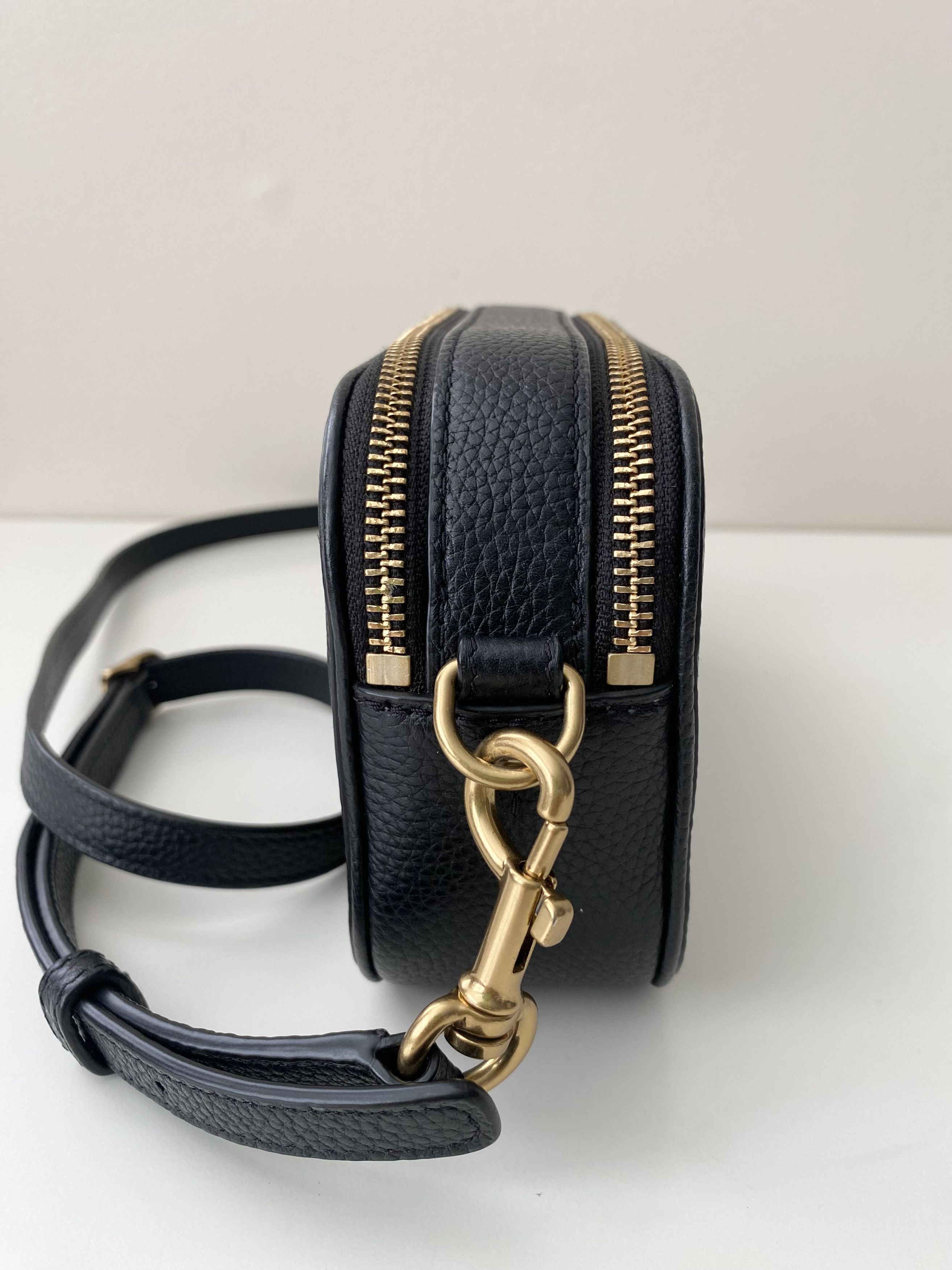 Tory Burch Tory Burch Perry Bombé Pebbled Leather Crossbody Size ONE SIZE - 3 Thumbnail
